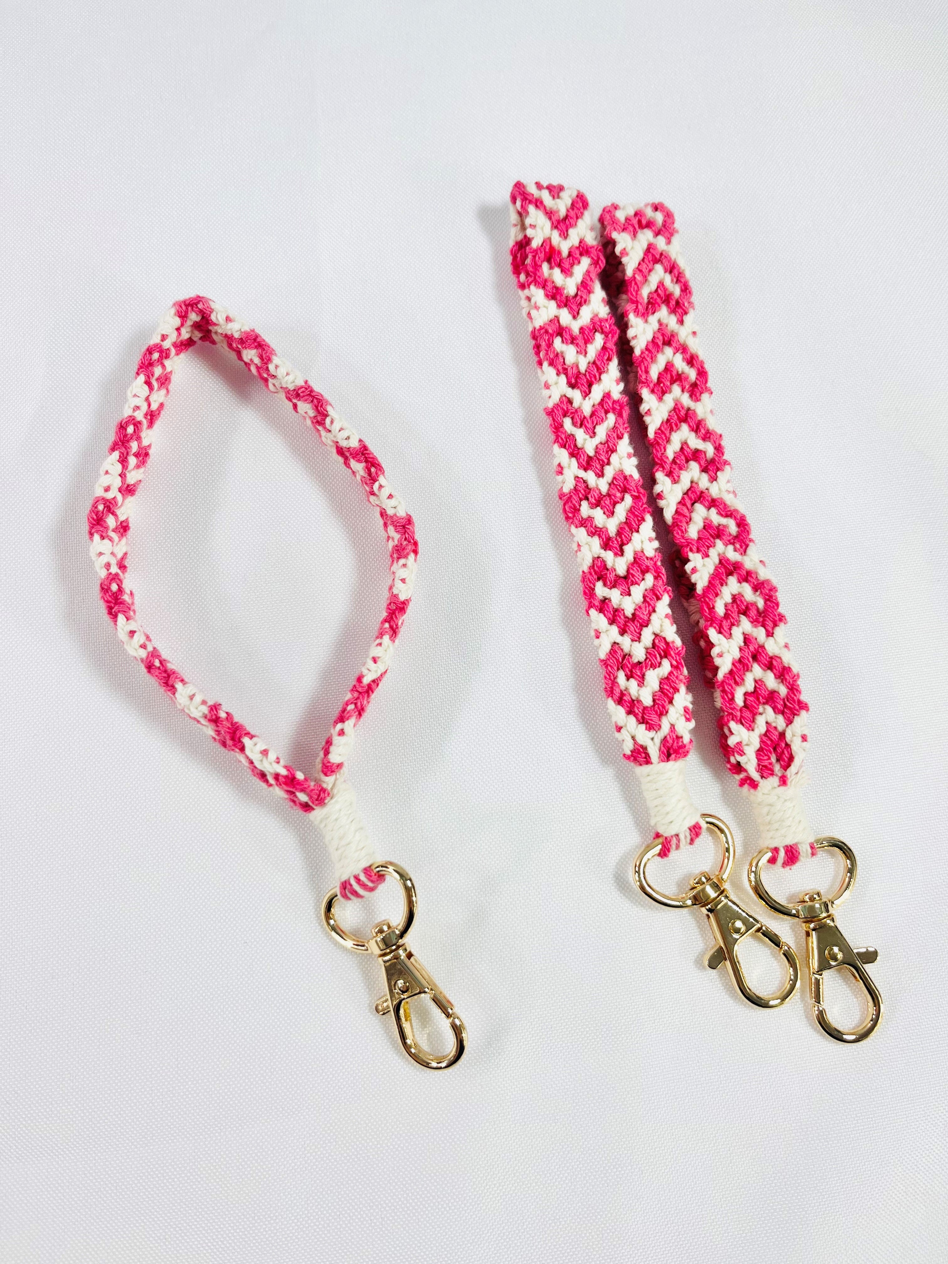 Heart Wristlet Keychain