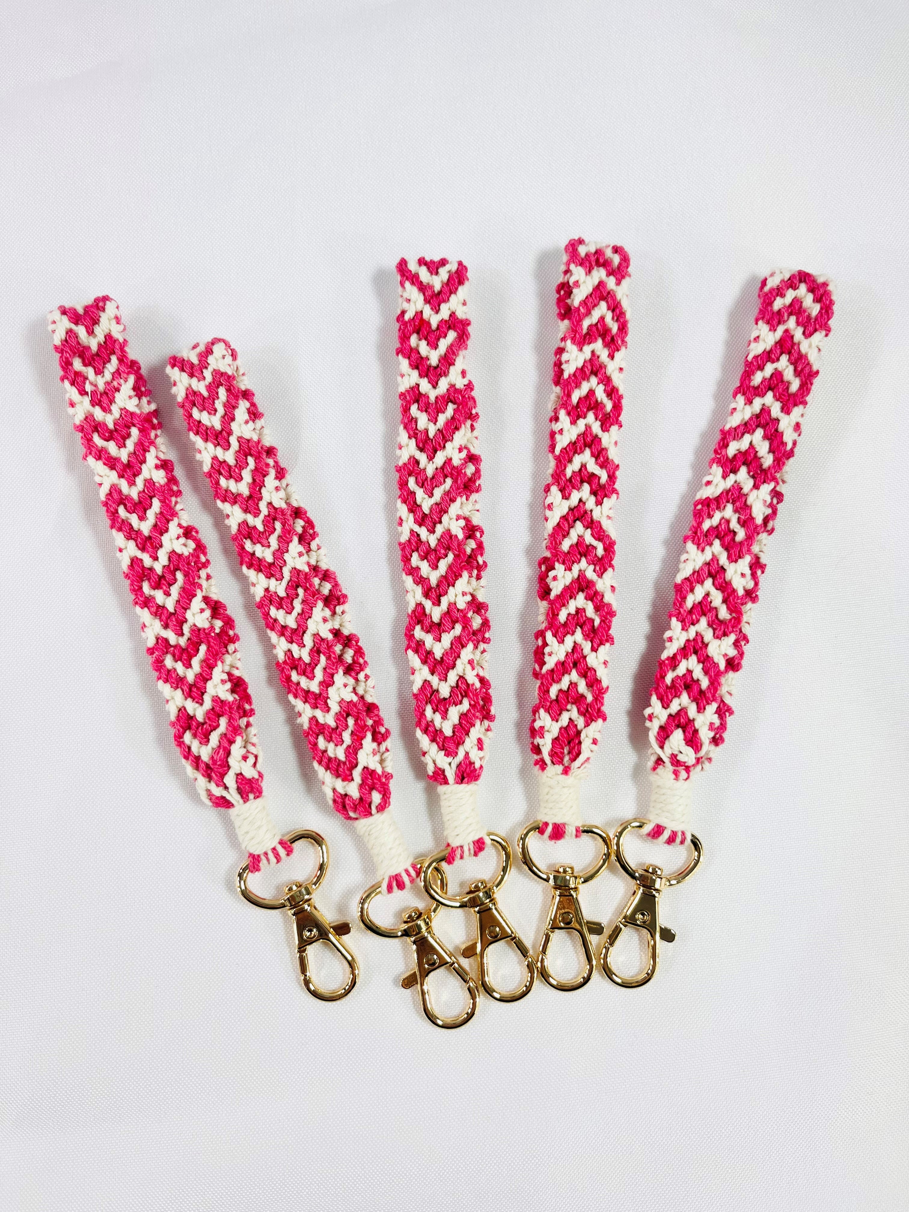 Heart Wristlet Keychain