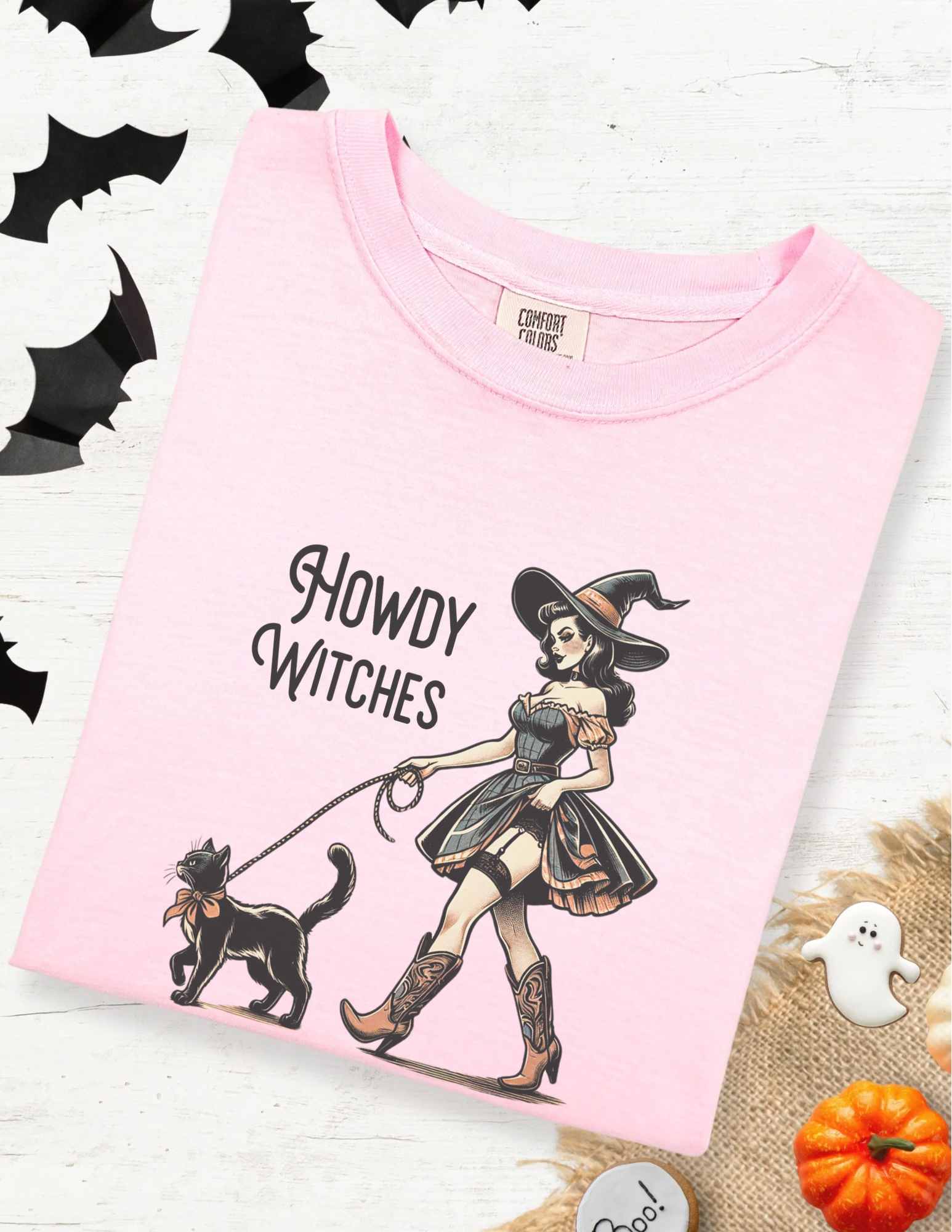 Western Vintage Witch Halloween Shirt