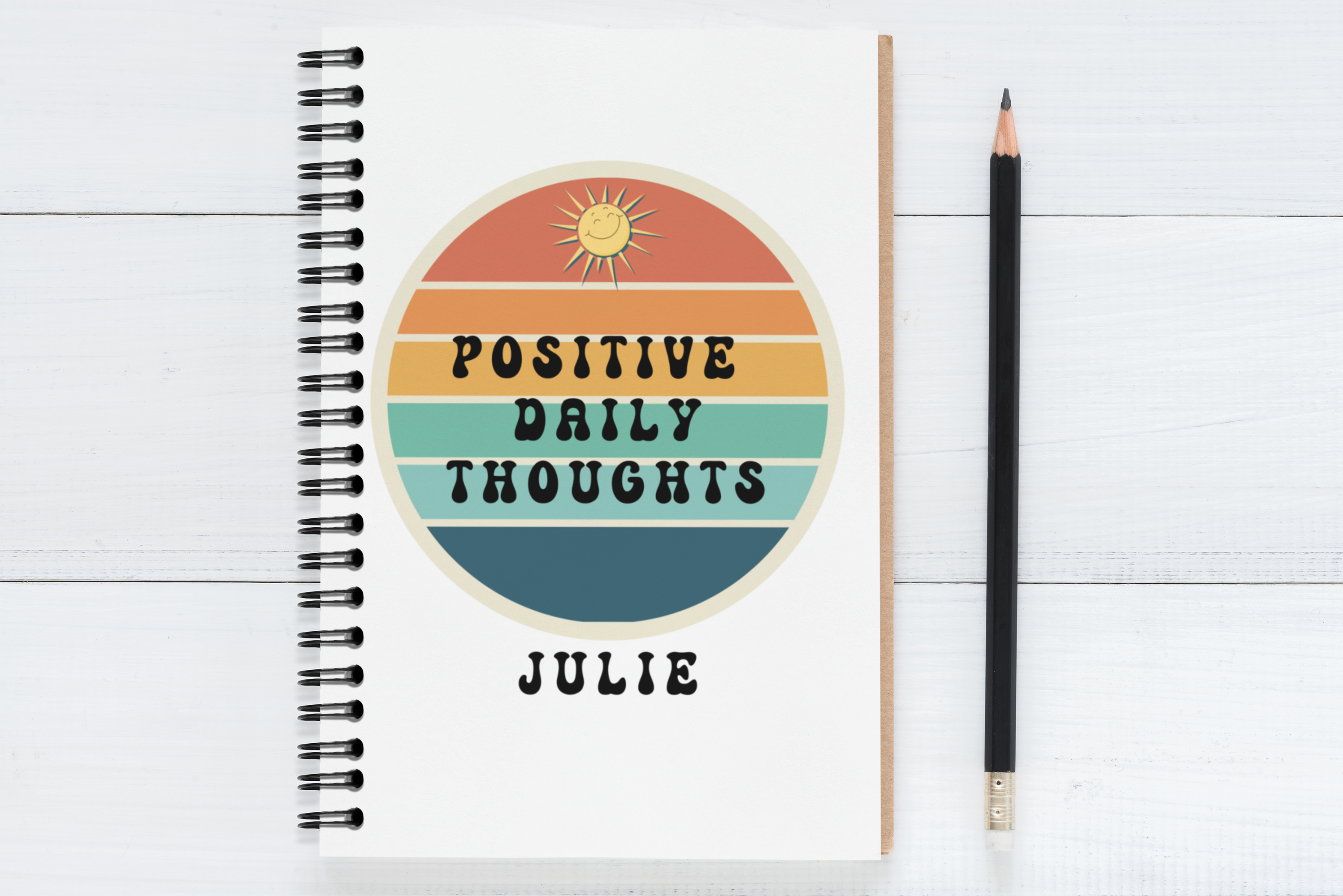 Teen Girl Gift, Personalized Positive Mindset and Thoughts Journal
