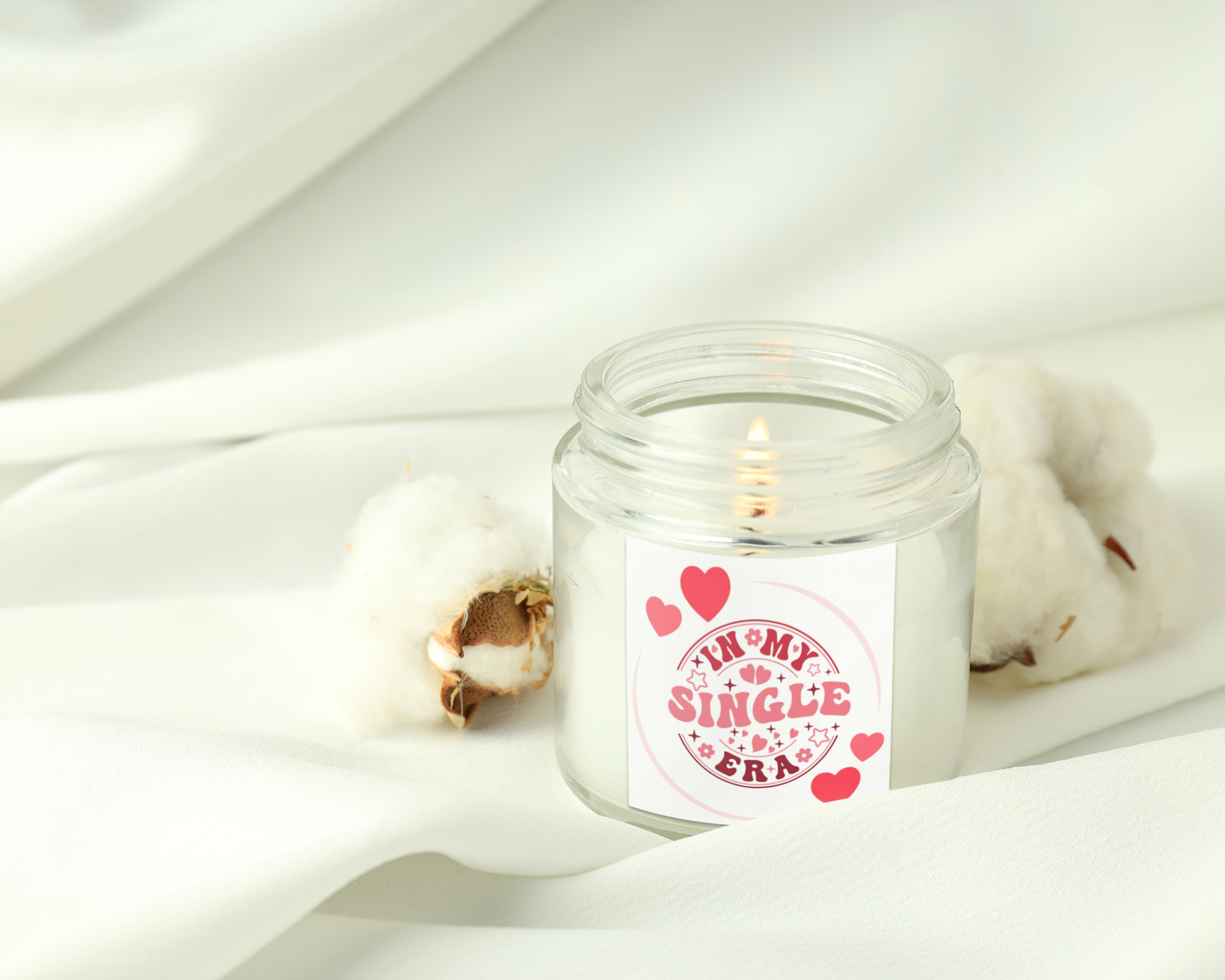 In My Single Era Valentines Day Candle