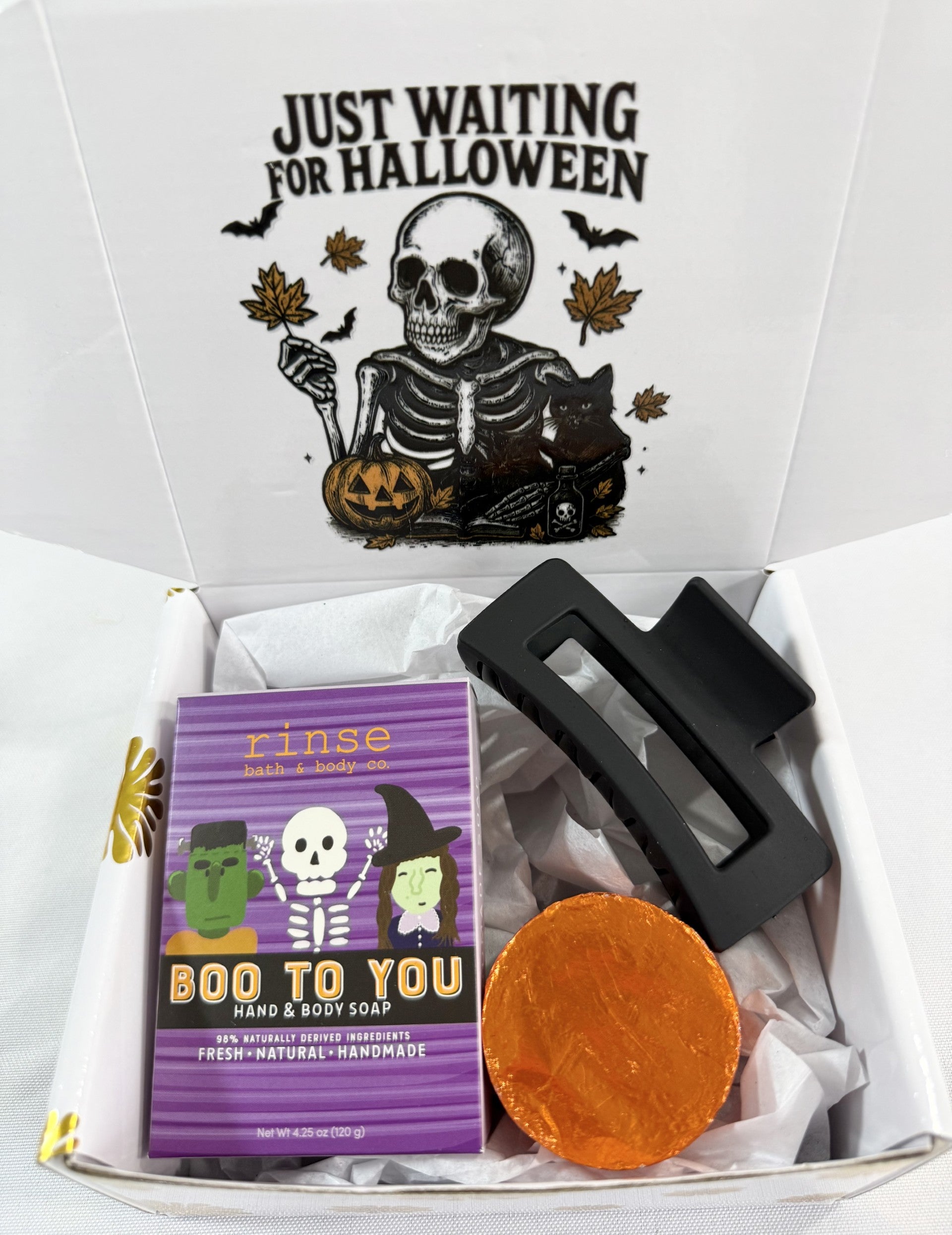 Waiting For Halloween Skeleton Gift Box