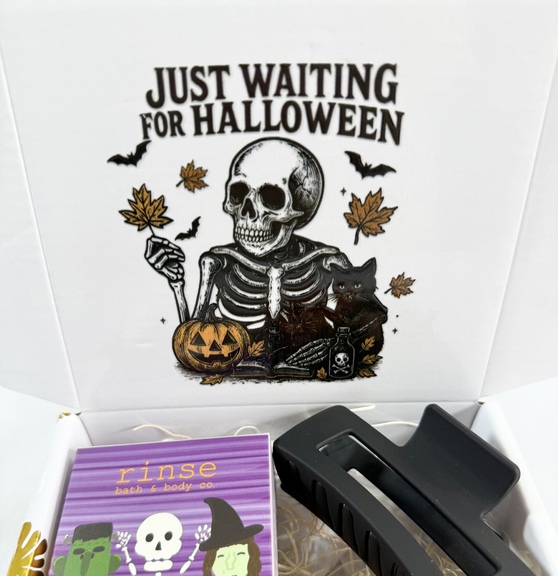 Waiting For Halloween Skeleton Gift Box