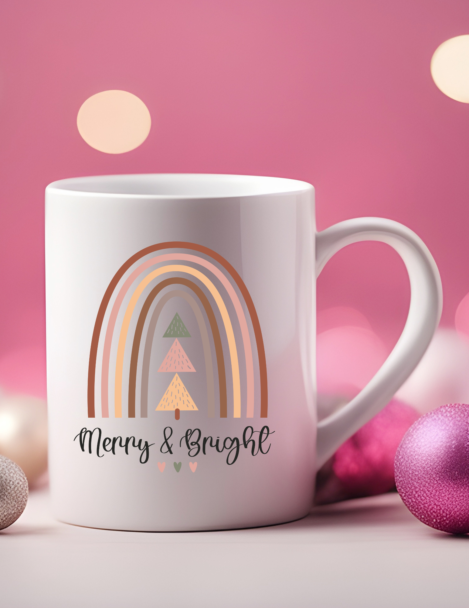 Merry & Bright Holiday Mug