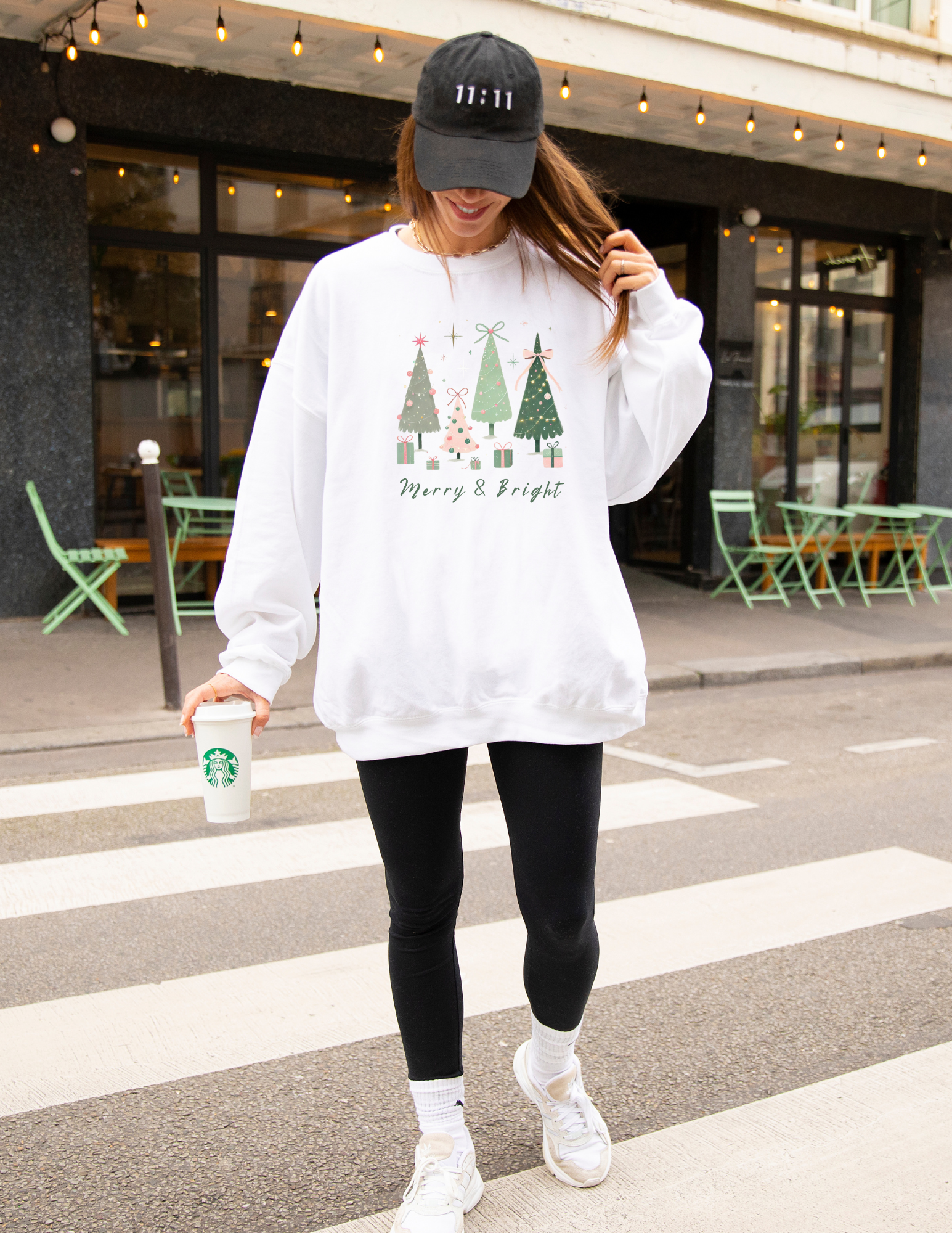Merry And Bright Coquette Tree Shirt