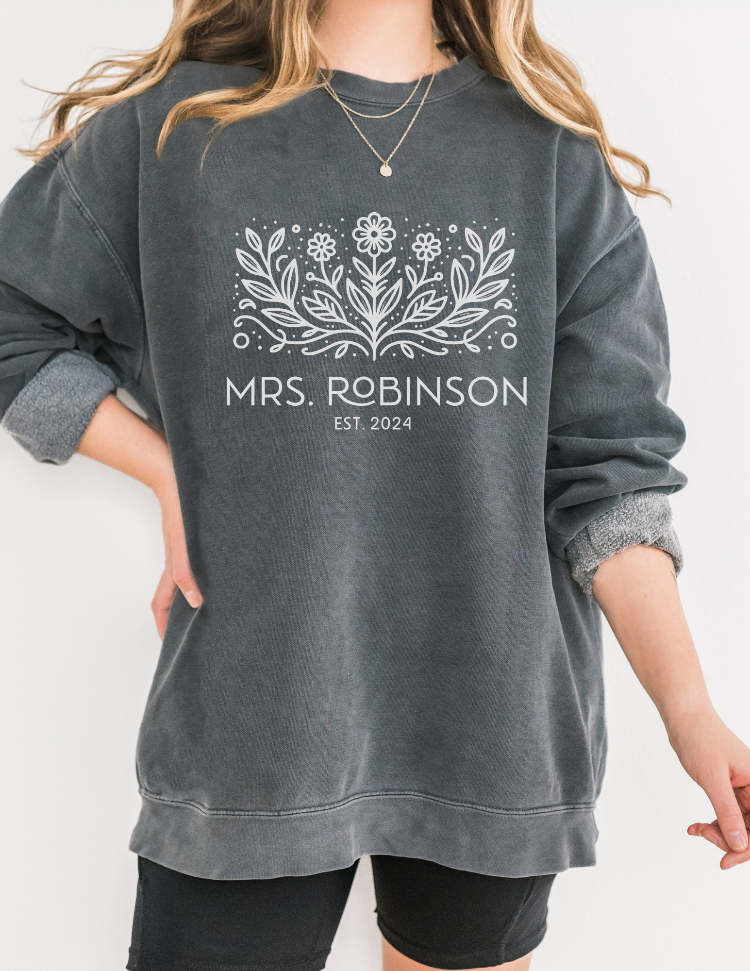 Personalized Mrs. Wildflower Sweatshirt