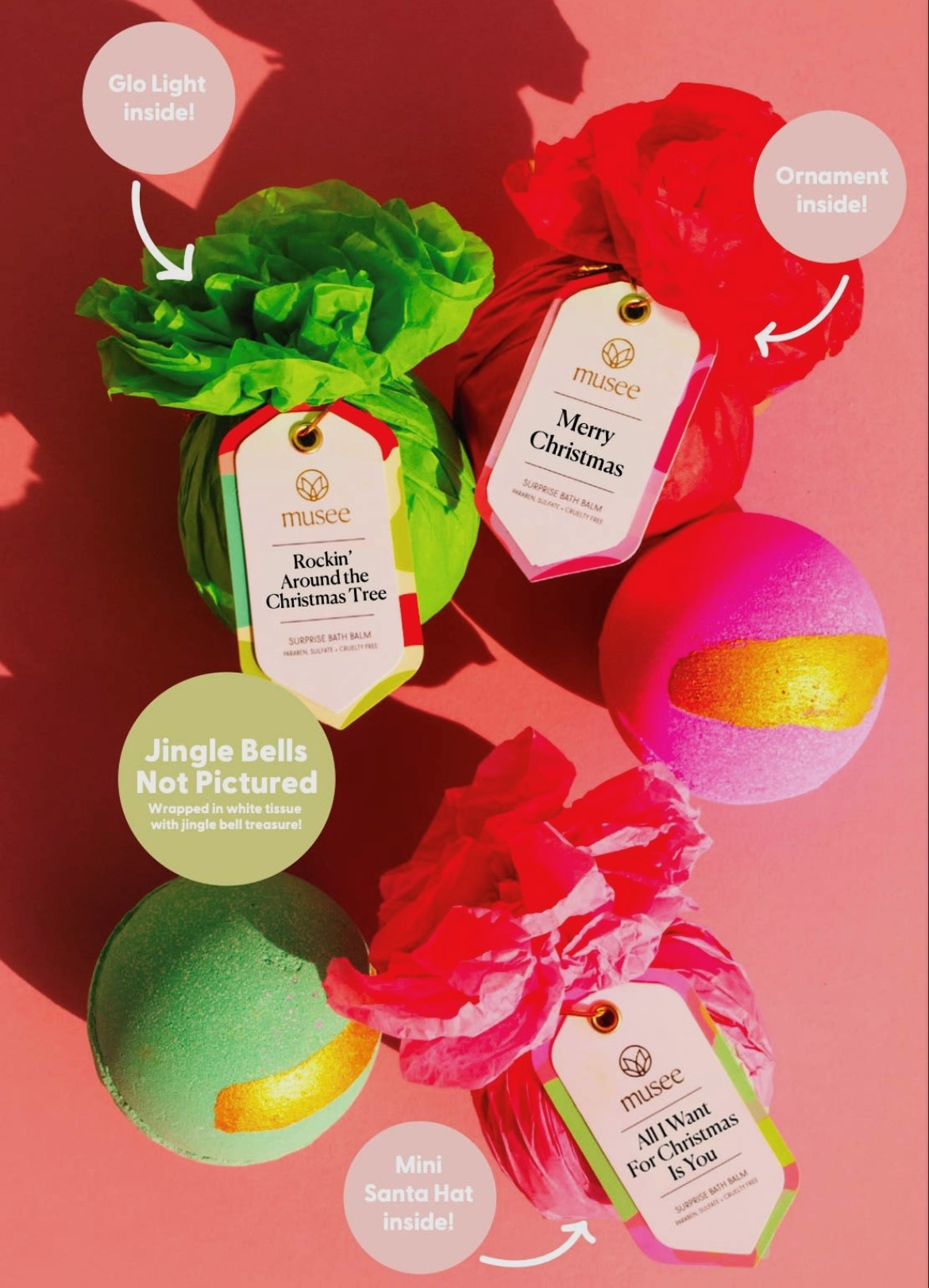 Musee Bath Merry Christmas Bath Bomb