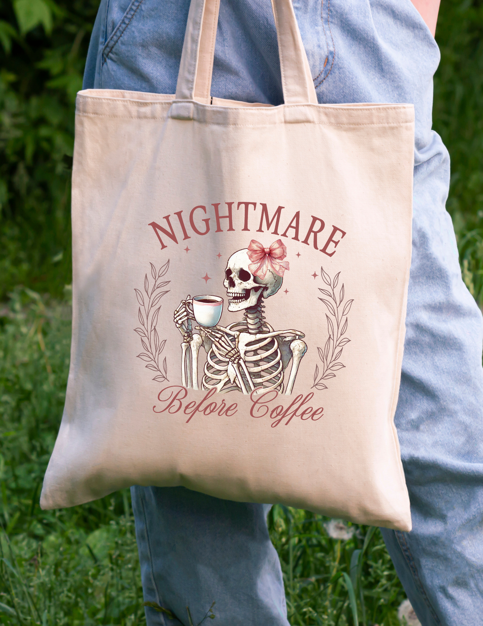Nightmare Before Coffee Tote Bag