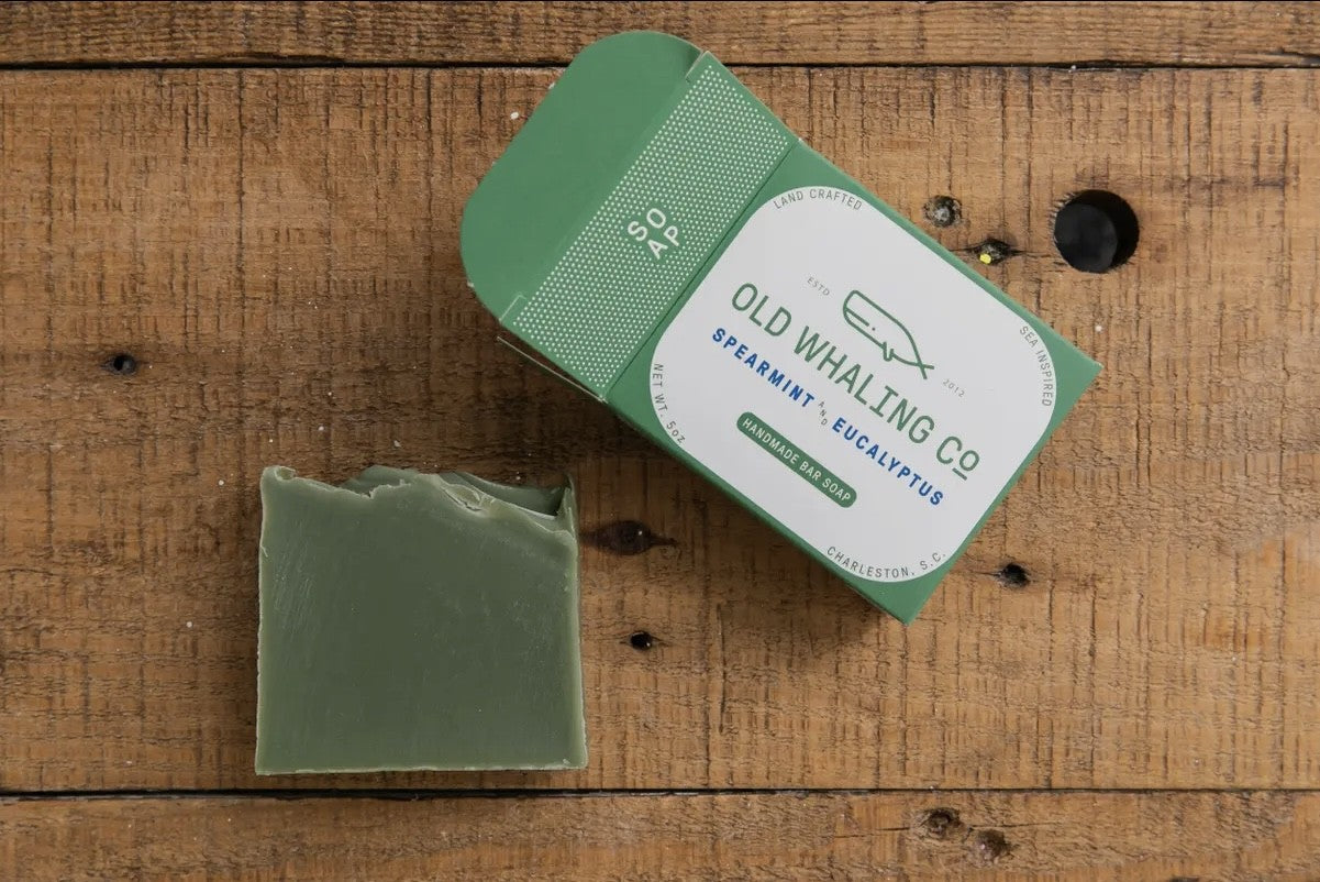 Old Whaling Co Bar Soap- Spearmint & Eucalyptus
