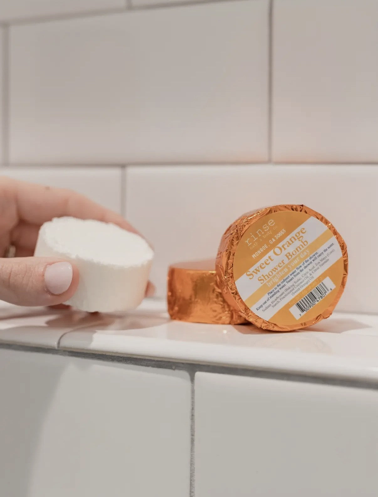 Vegan Orange Shower Steamer