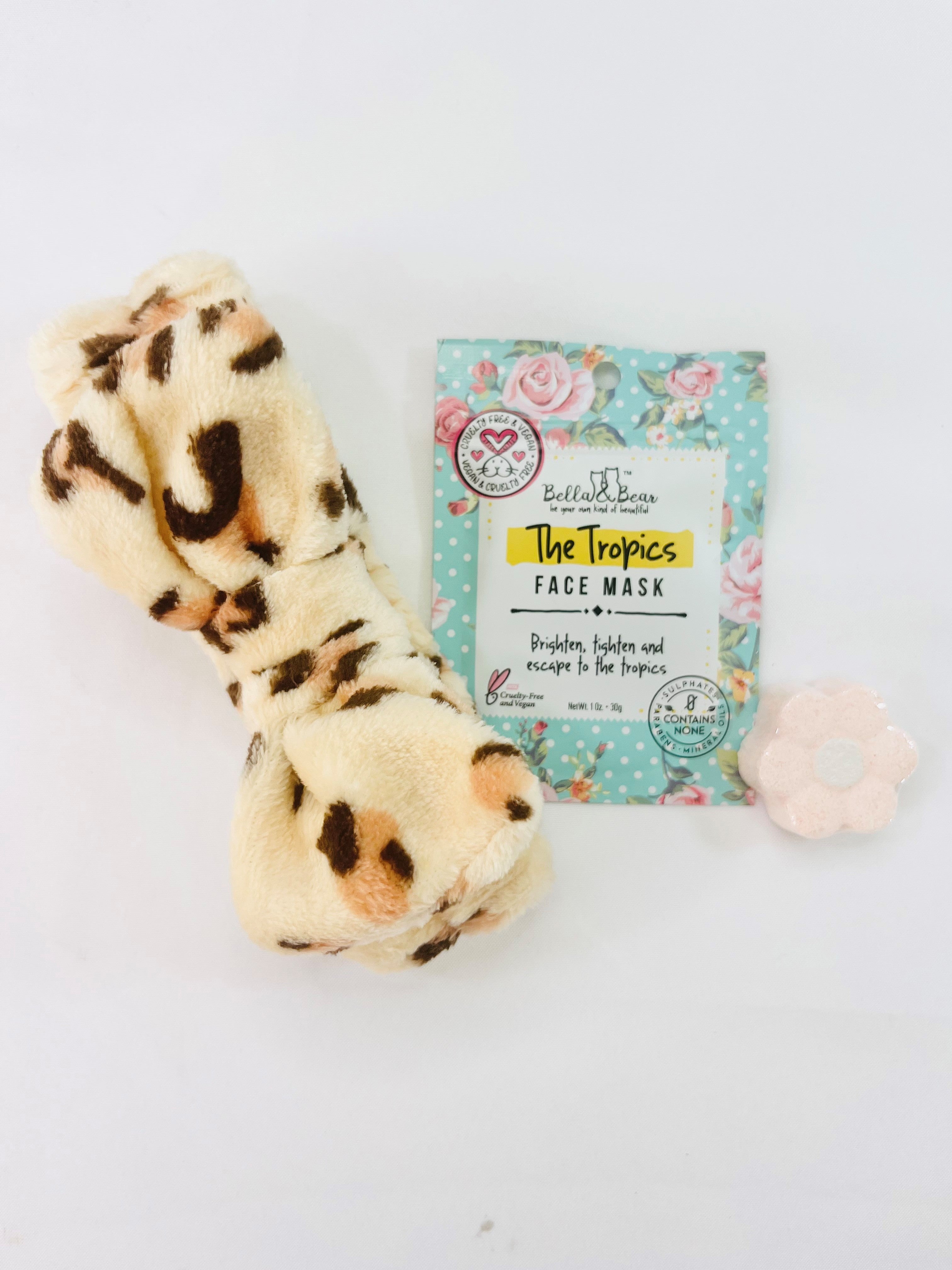 Leopard Print Spa Party Favor