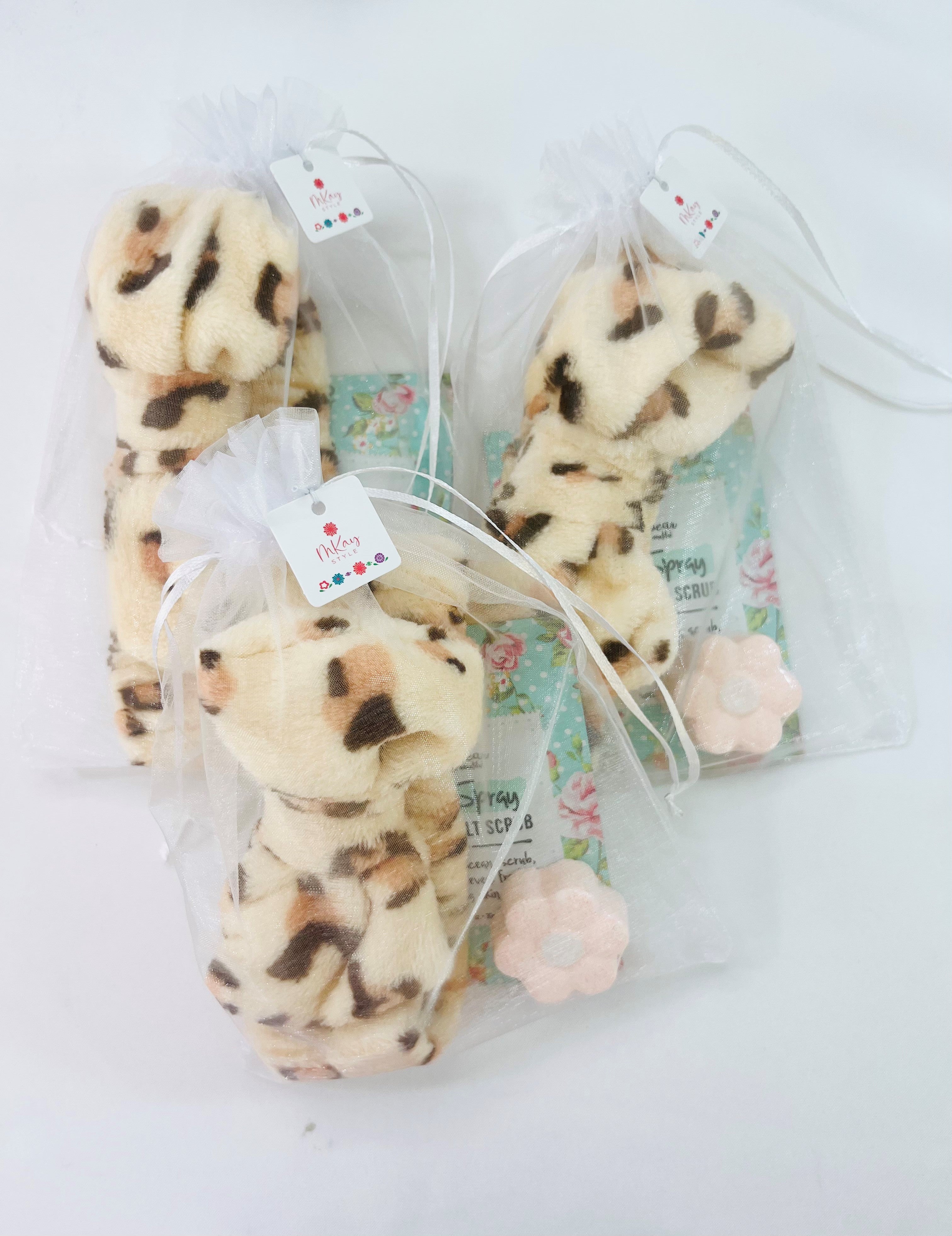 Leopard Print Spa Party Favor