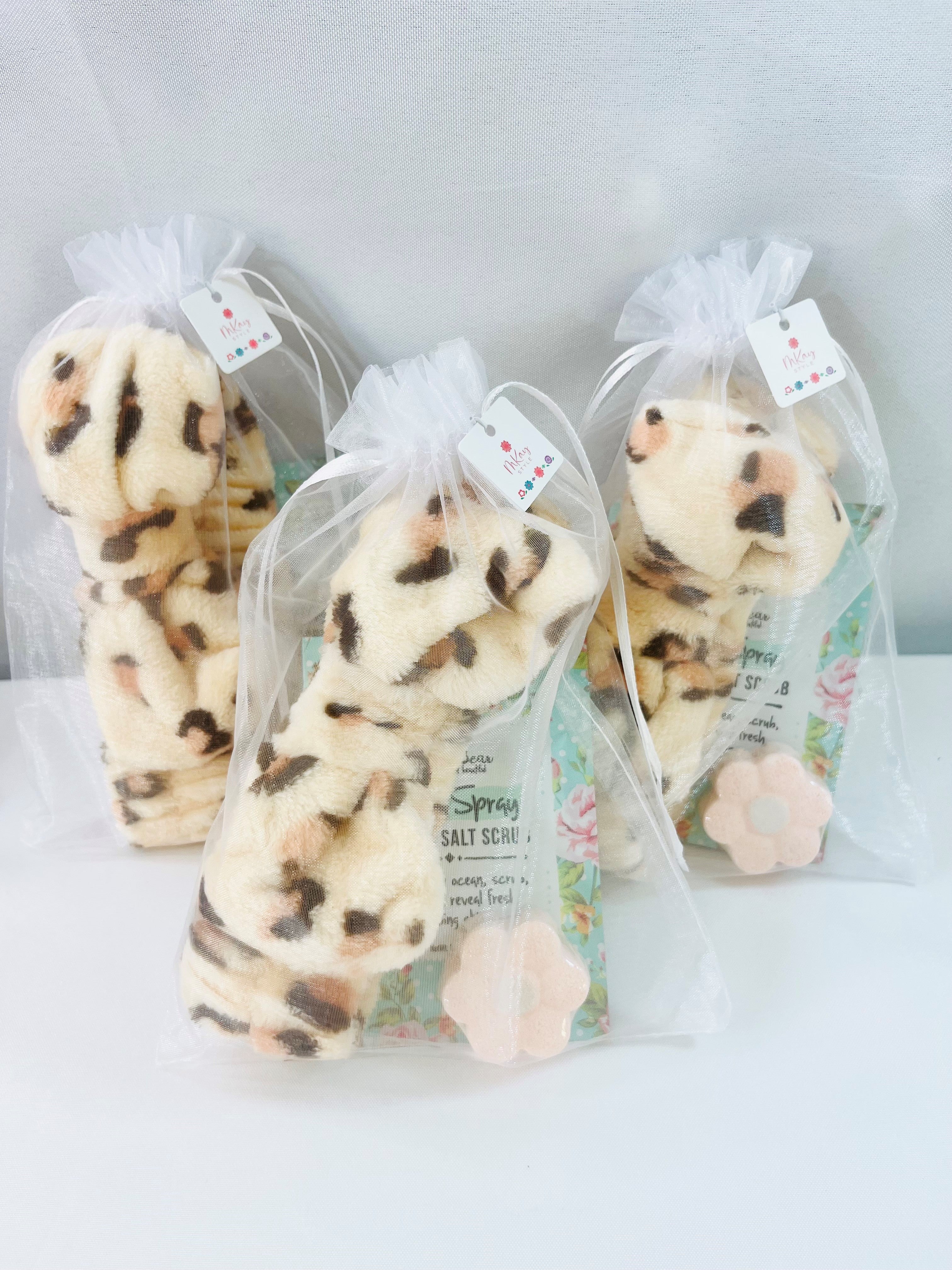 Leopard Print Spa Party Favor