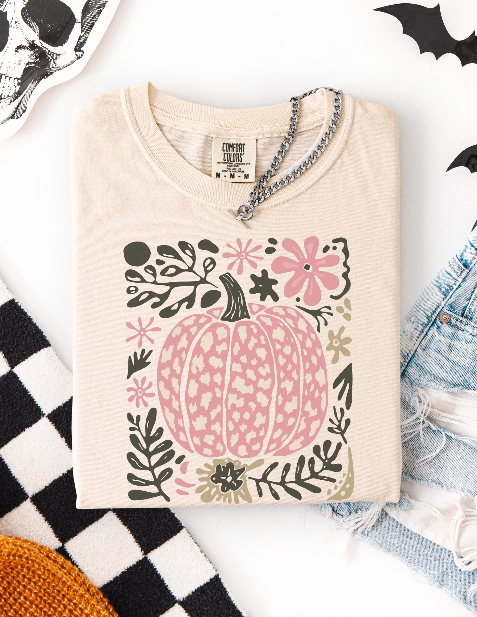 Leopard Print Pumpkin Shirt