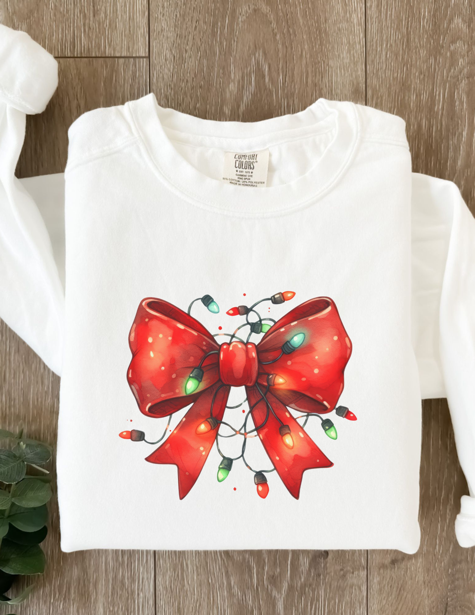 Red Coquette Bow Christmas Shirt
