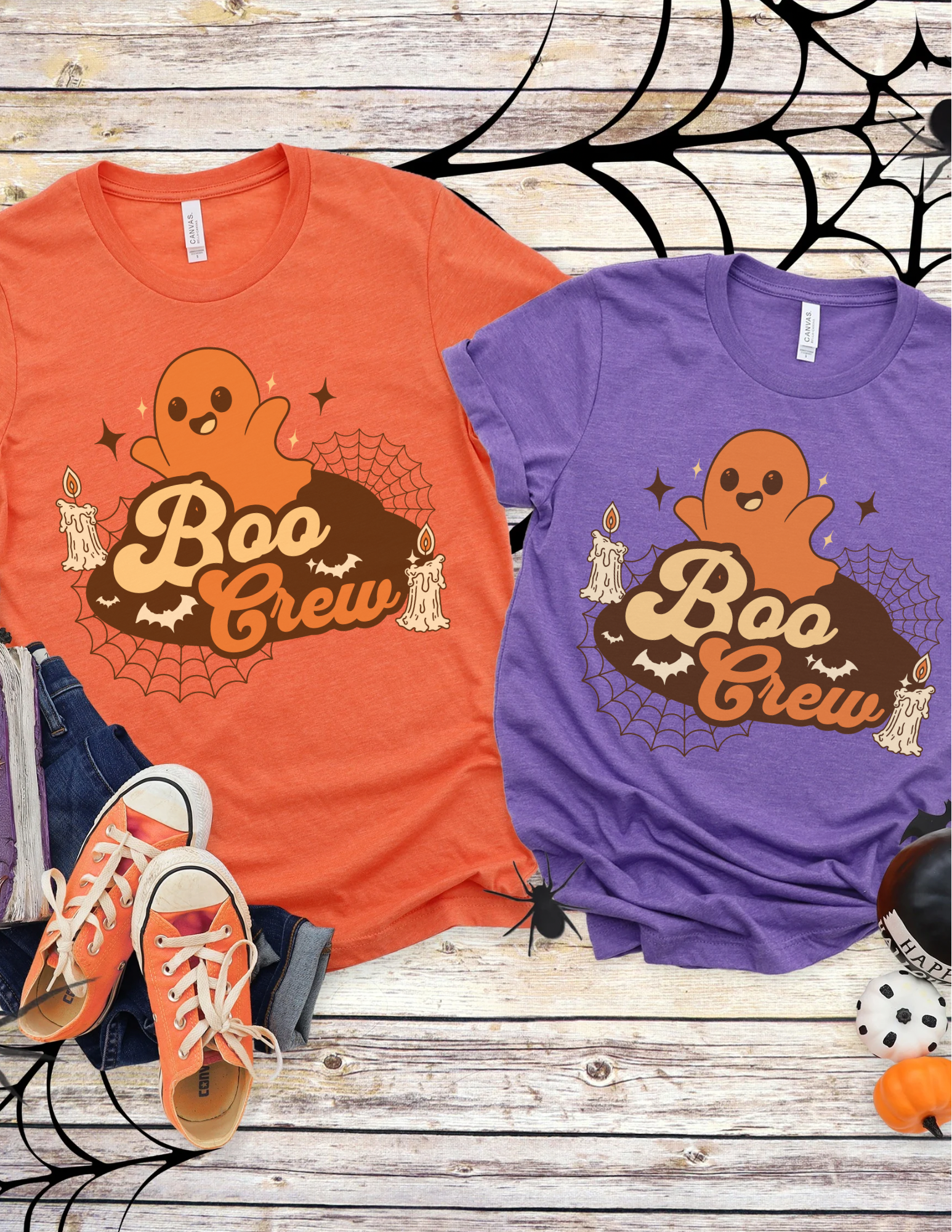 Cute Retro Boo Crew Shirt