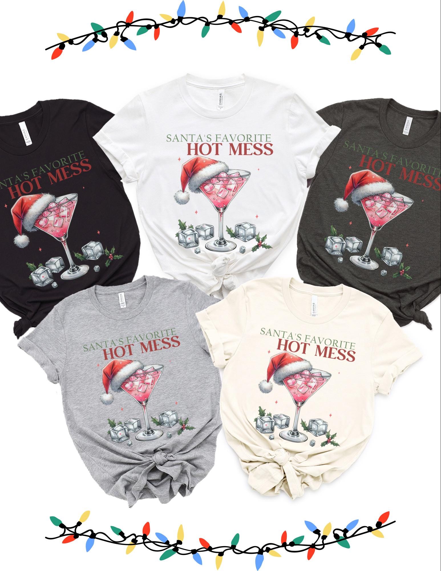 Santa's Favorite Mess Party Shirt