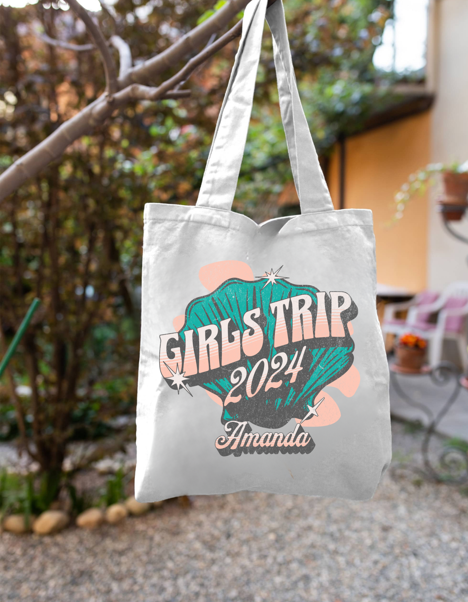 Shell Girls Trip Tote Bag