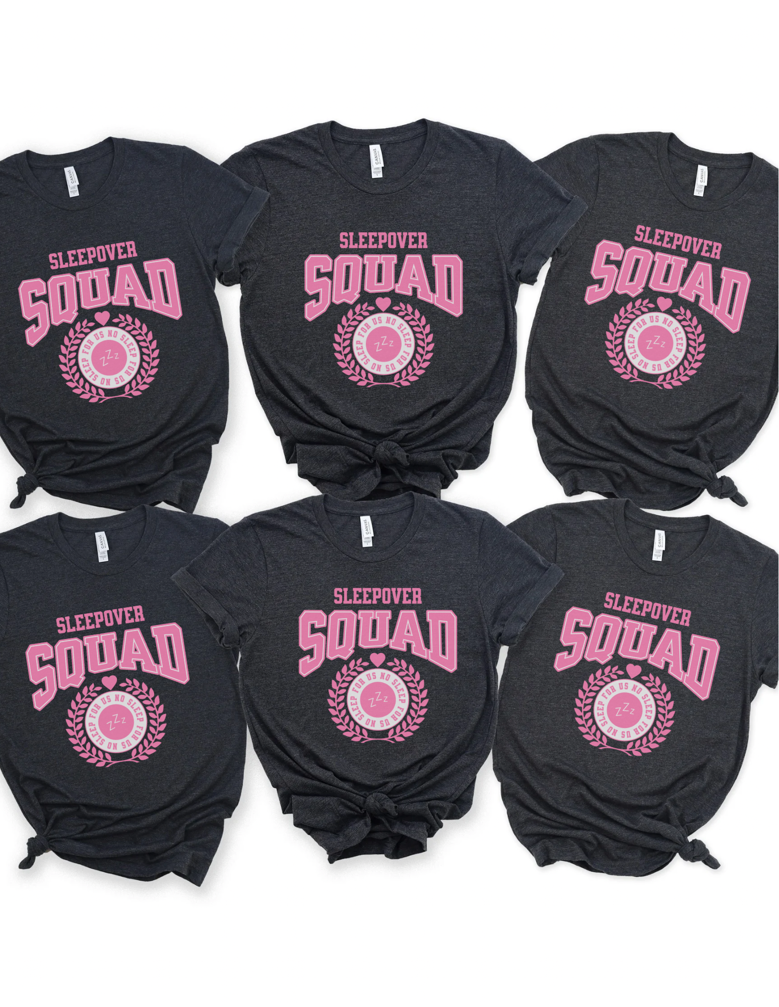Sleepover Squad No Sleep For Us Shirt