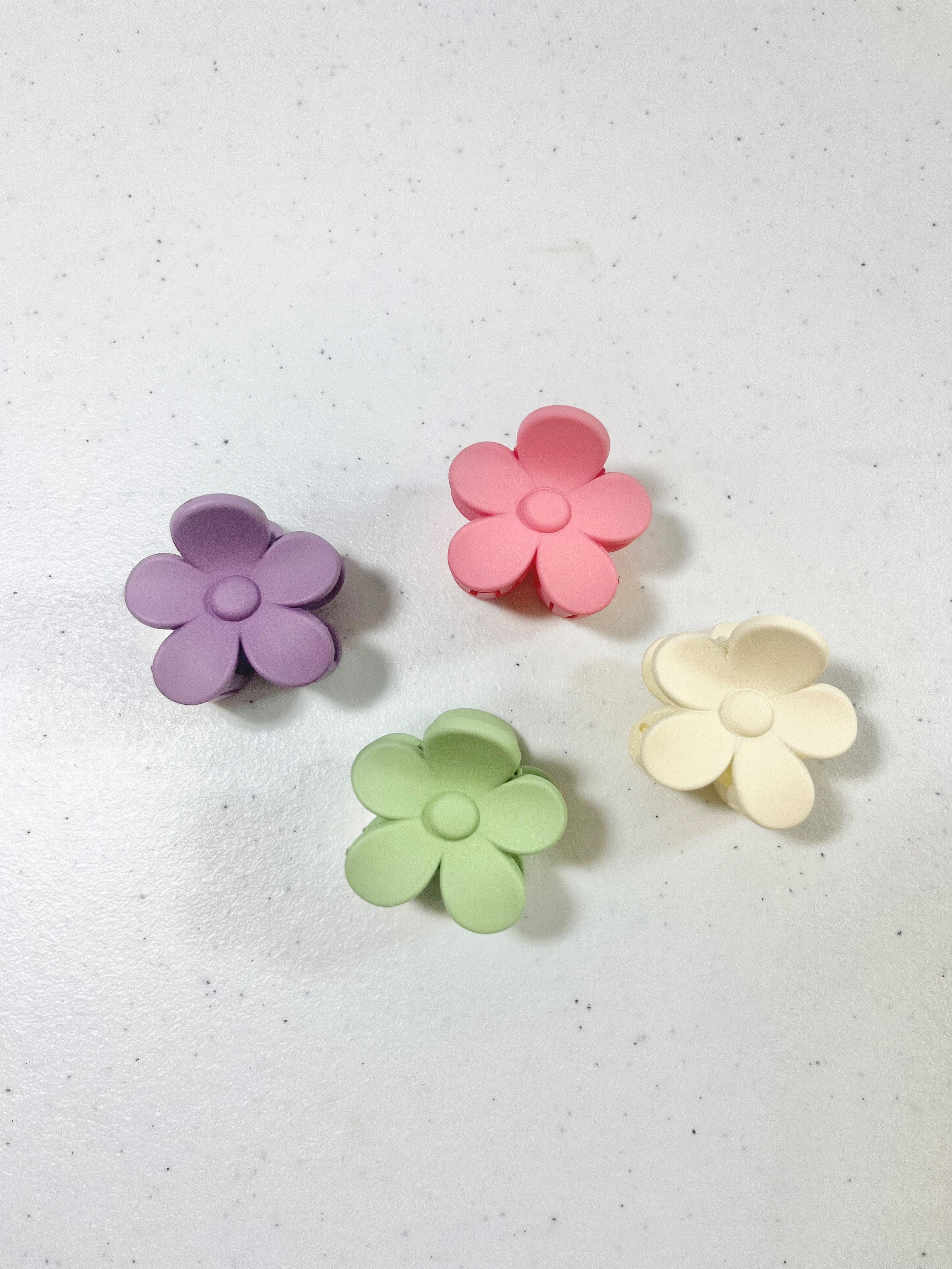 Mini Flower Hair Claw Clip