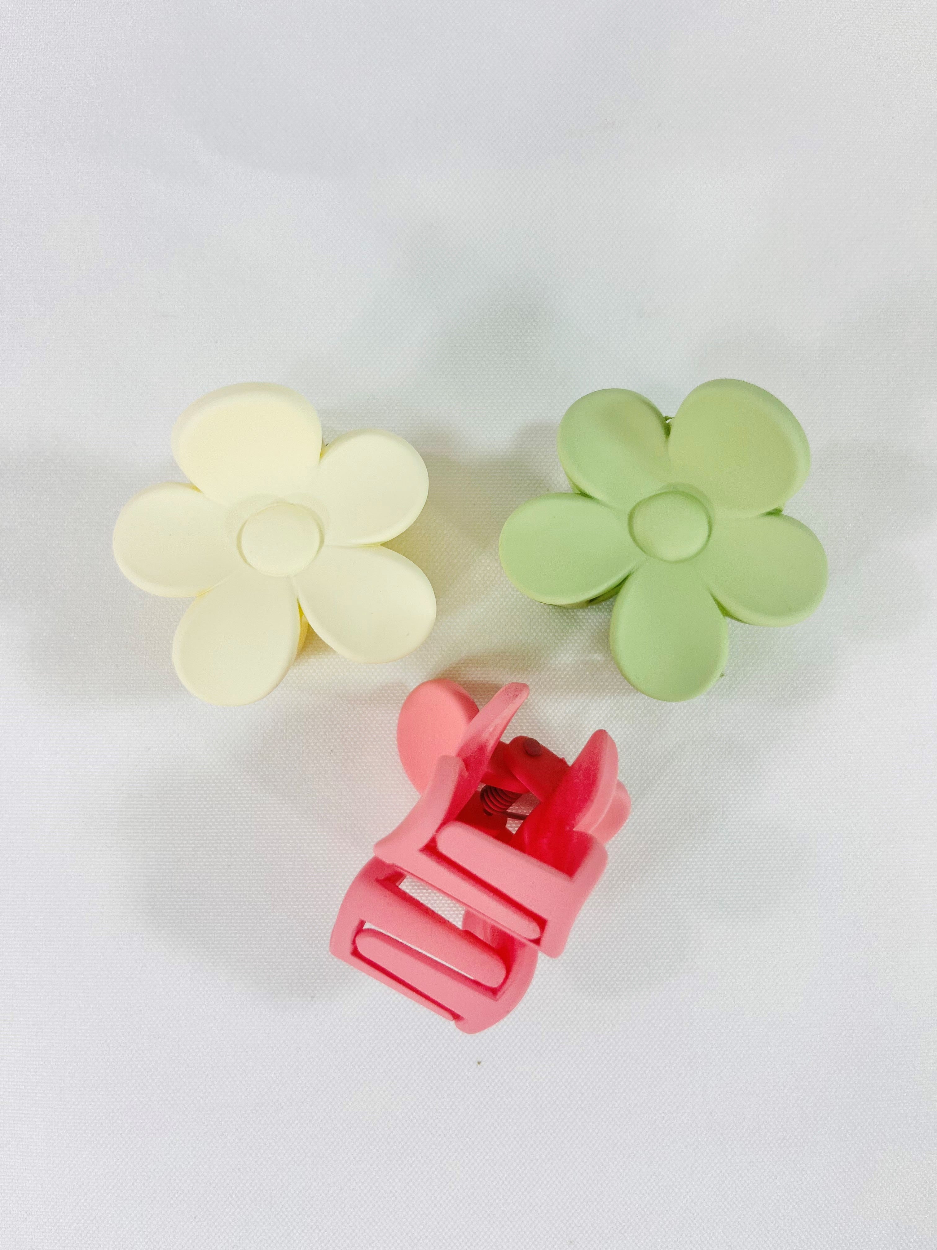Mini Flower Hair Claw Clip