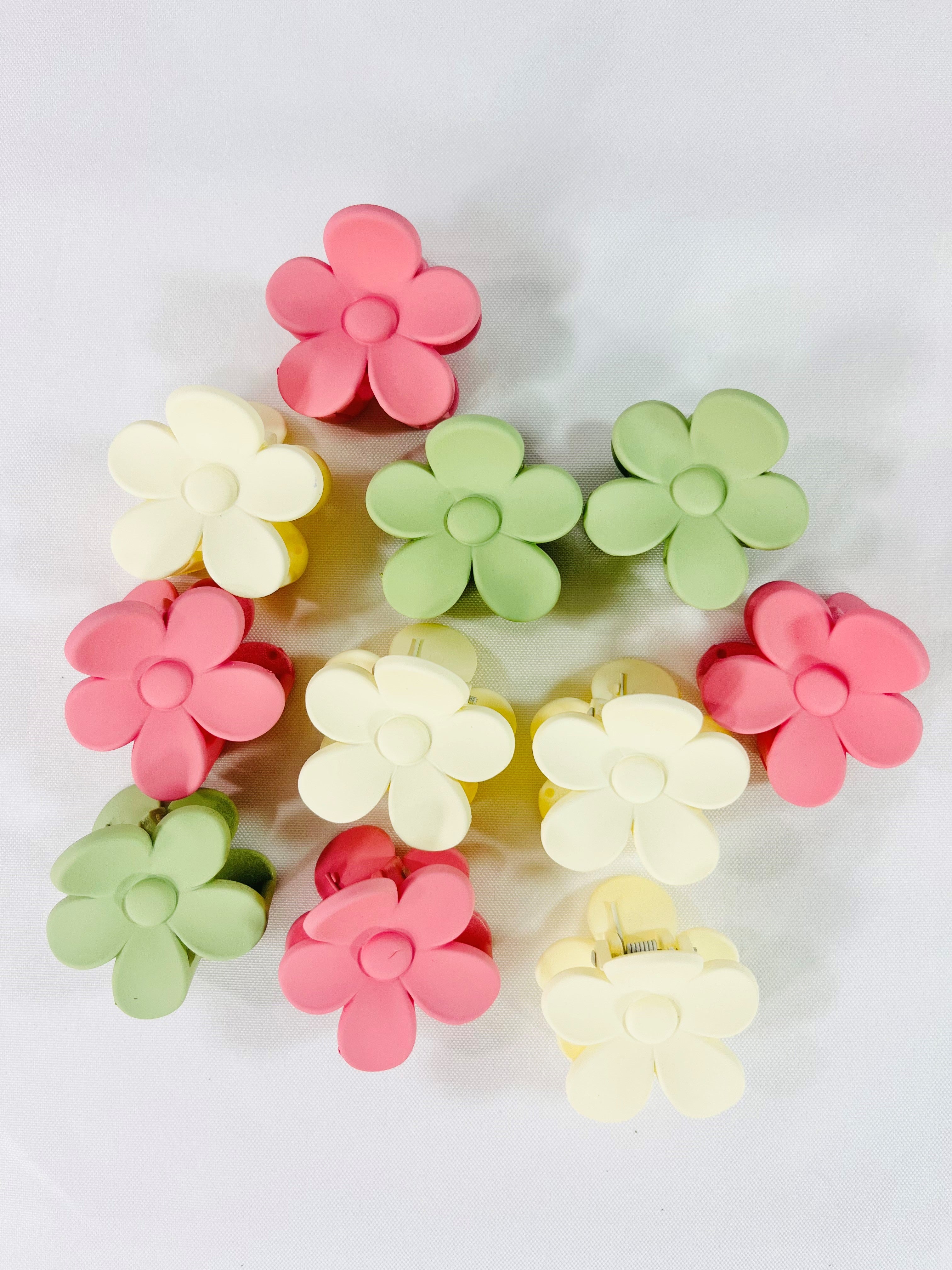 Mini Flower Hair Claw Clip