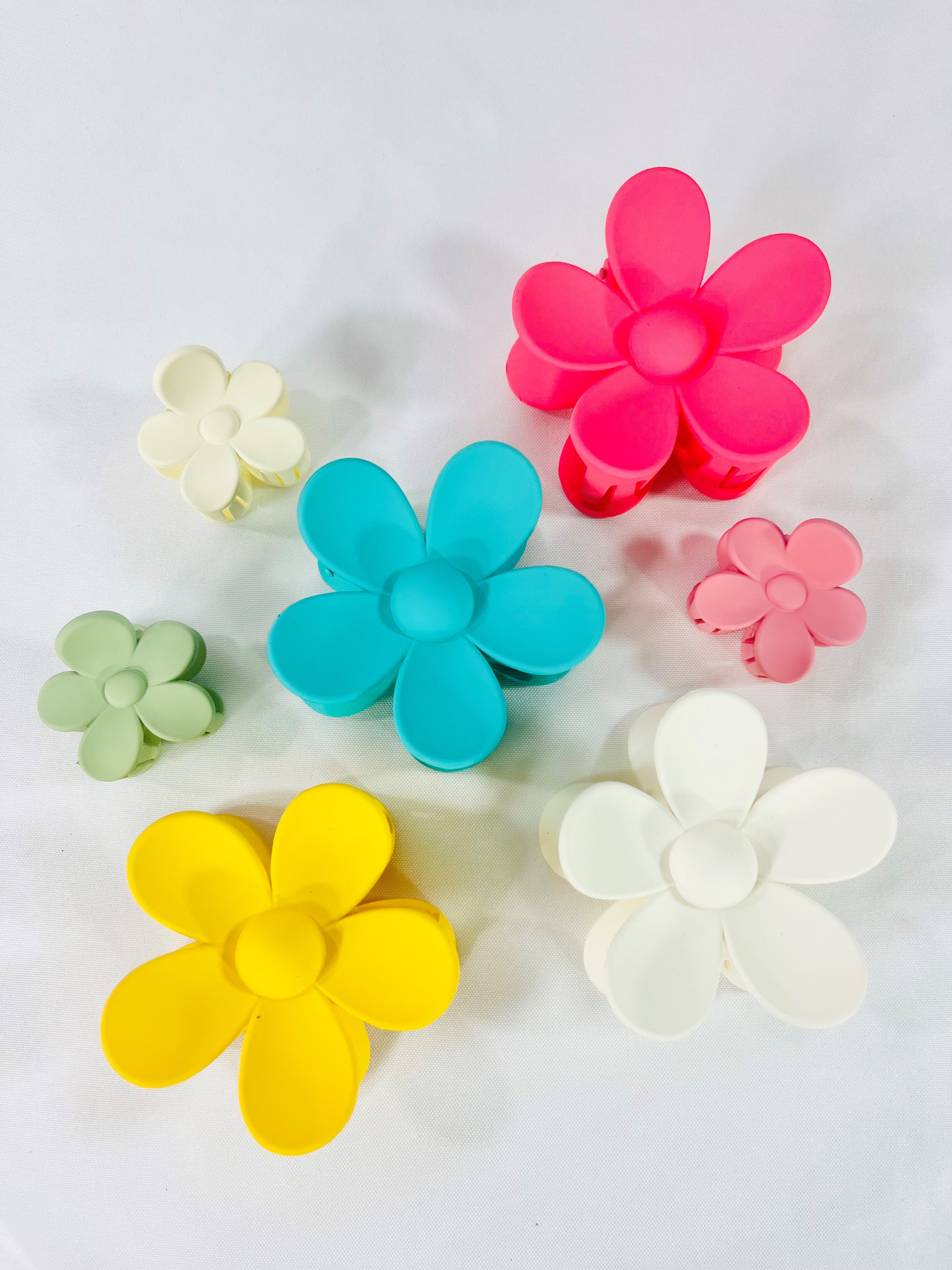 Mini Flower Hair Claw Clip