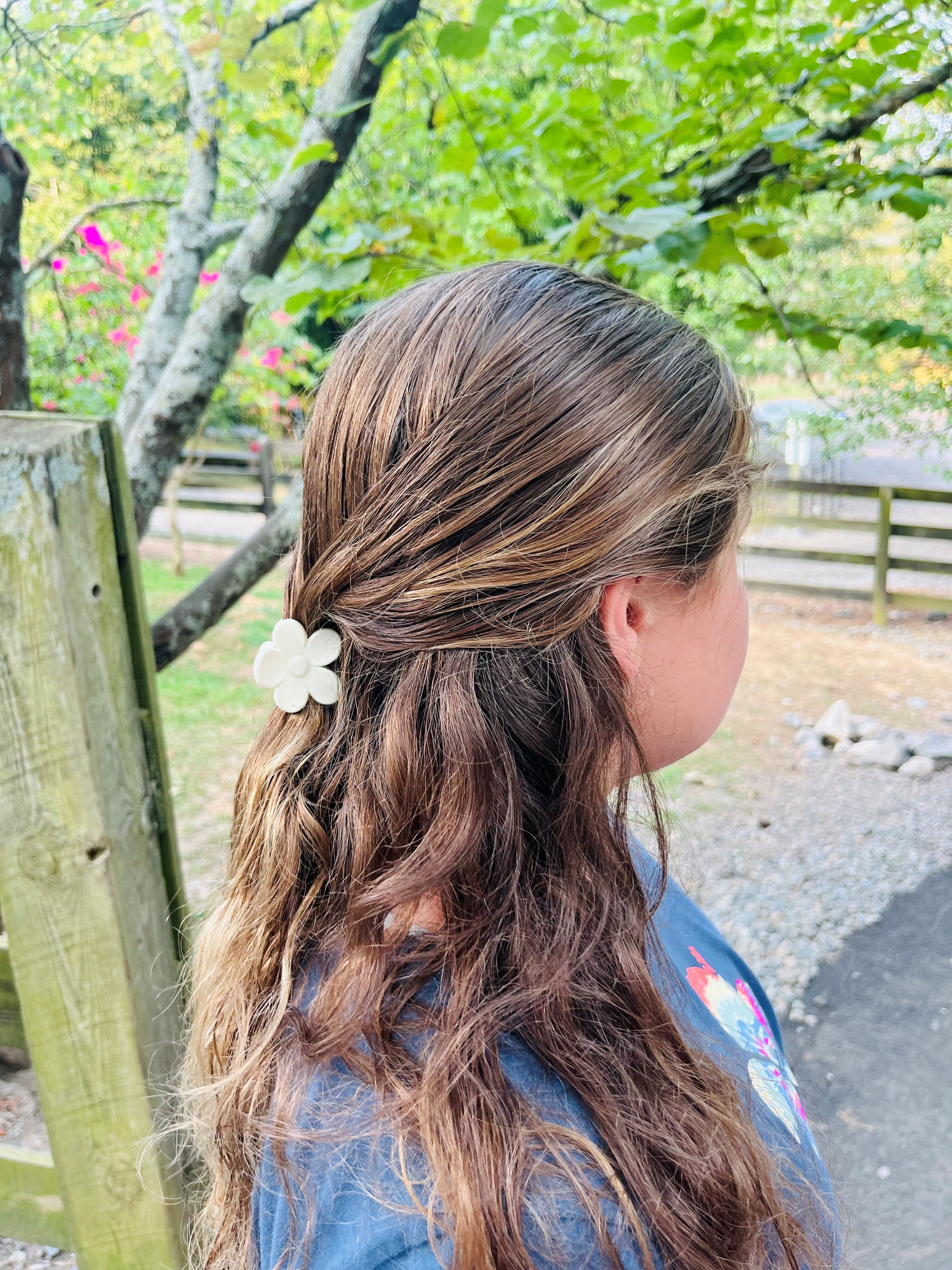 Mini Flower Hair Claw Clip