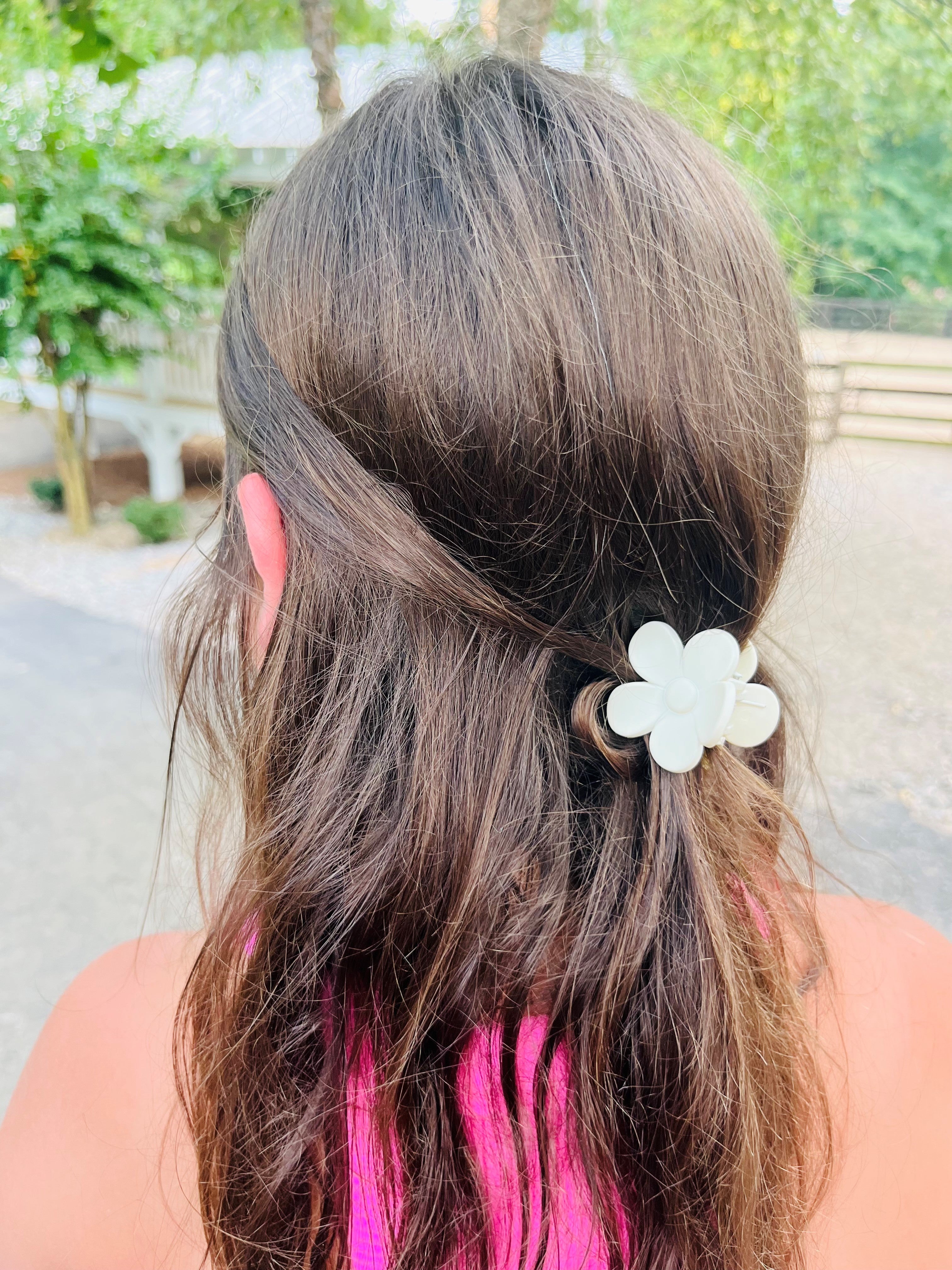 Mini Flower Hair Claw Clip