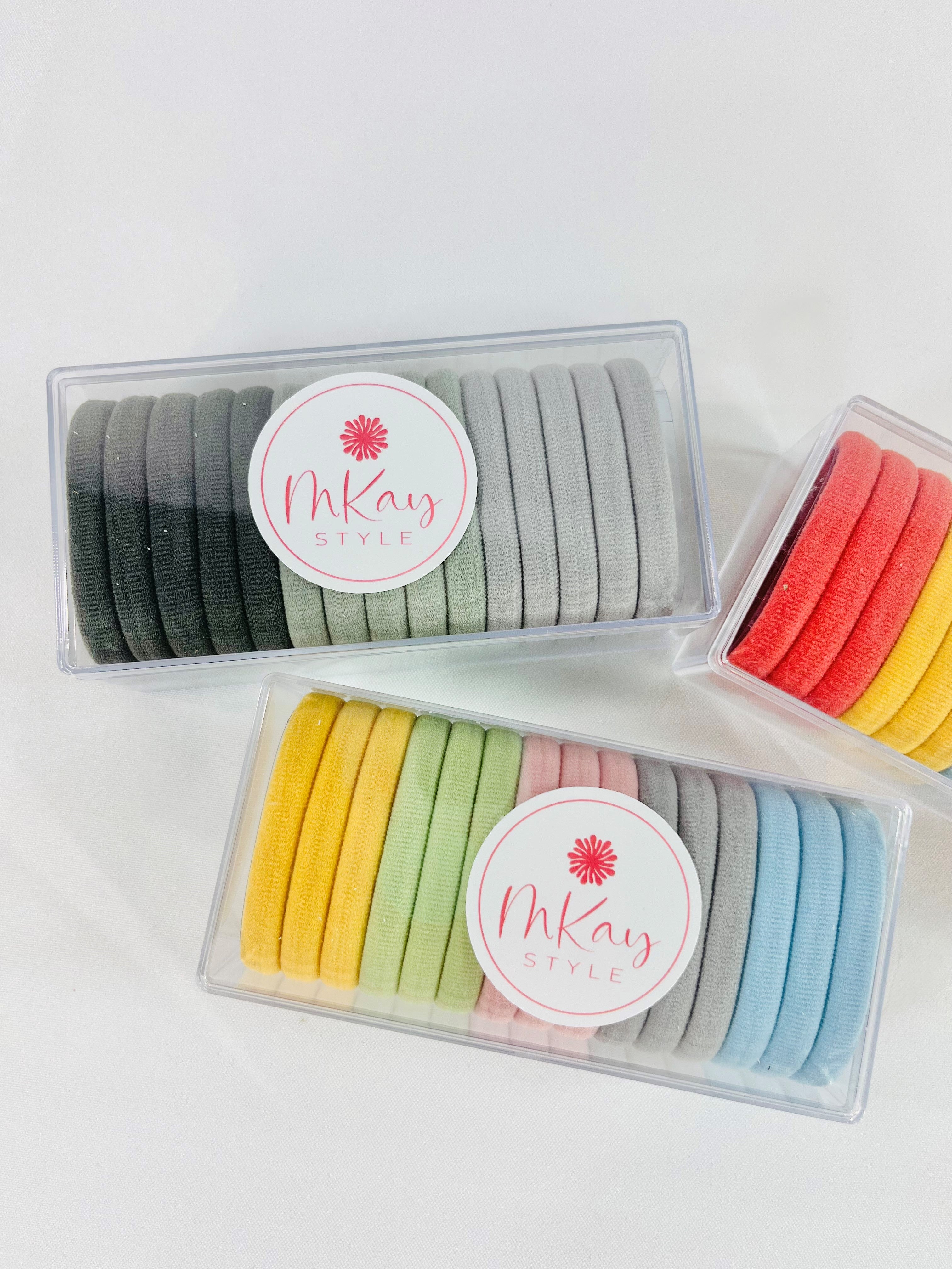 Soft Hair Ties- Set Of 15