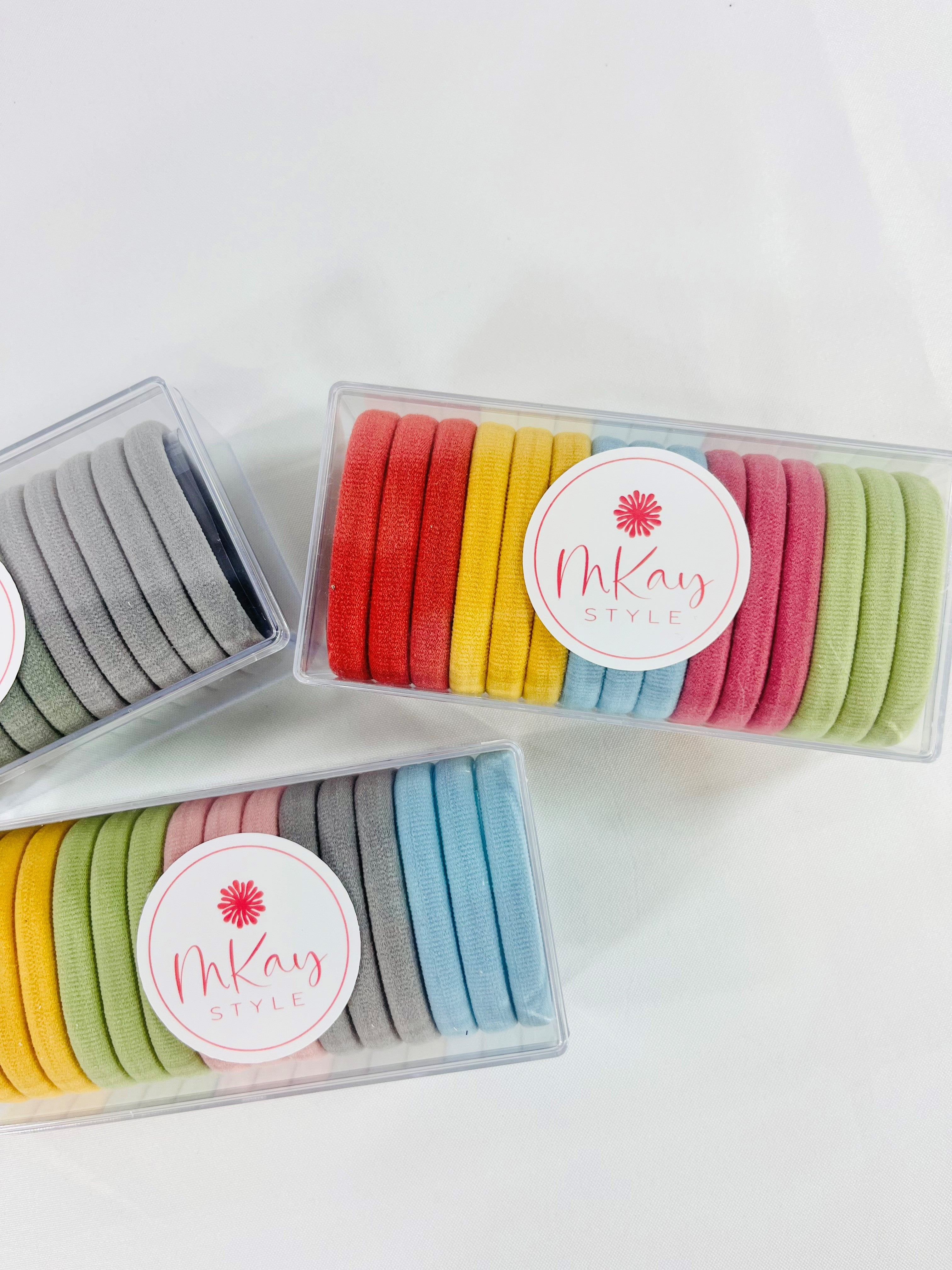 Soft Hair Ties- Set Of 15