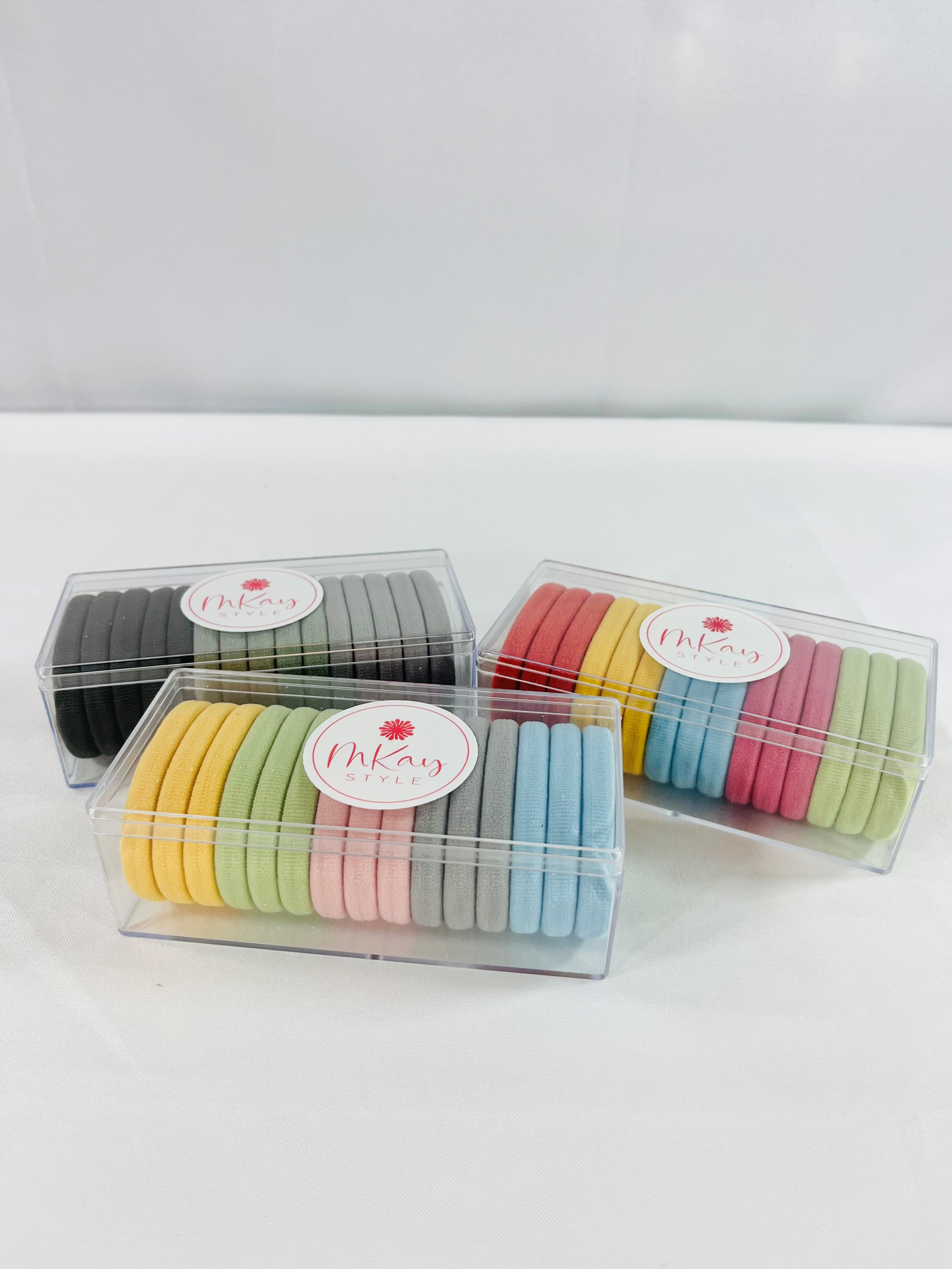 Soft Hair Ties- Set Of 15