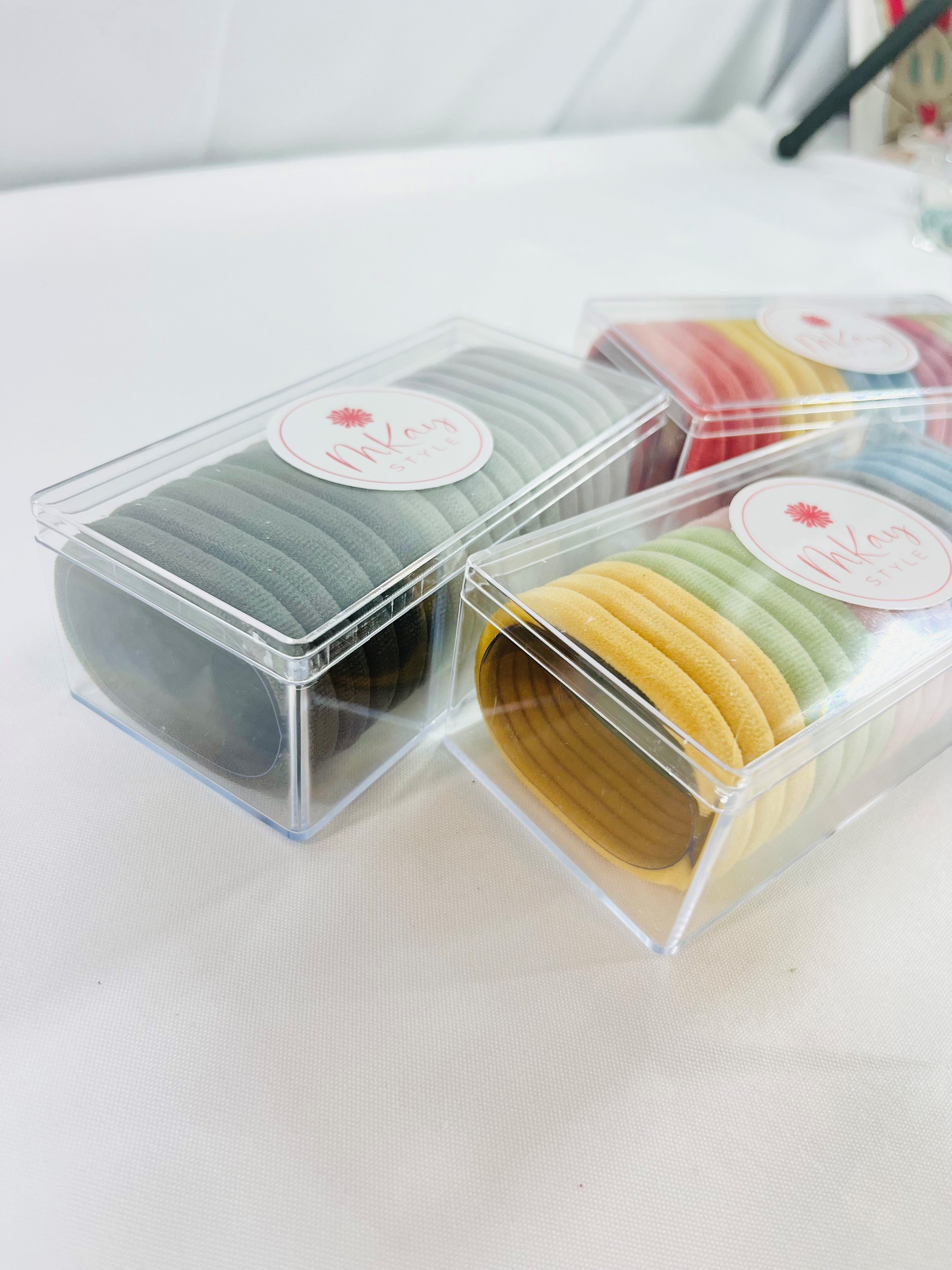 Soft Hair Ties- Set Of 15