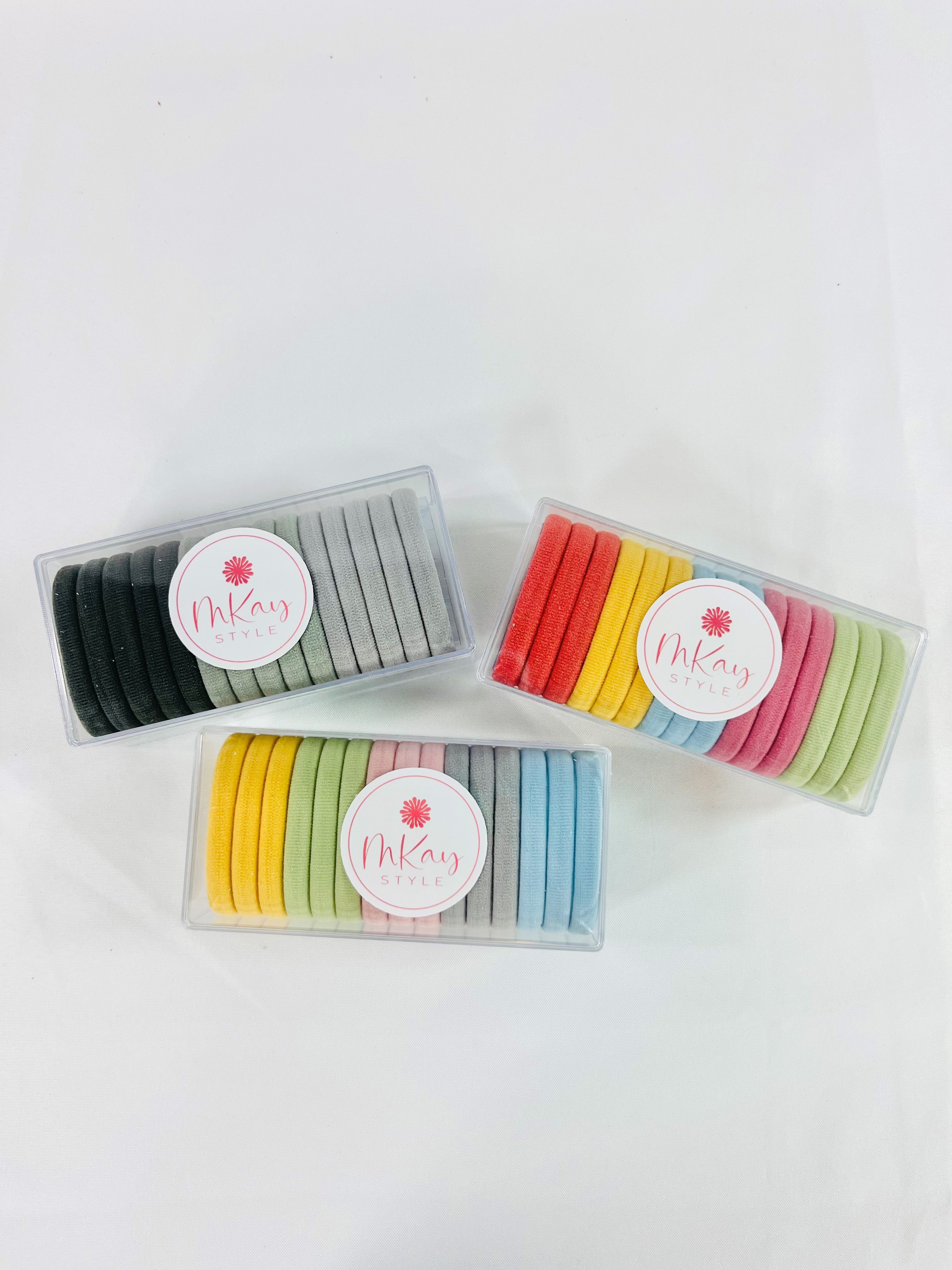Soft Hair Ties- Set Of 15
