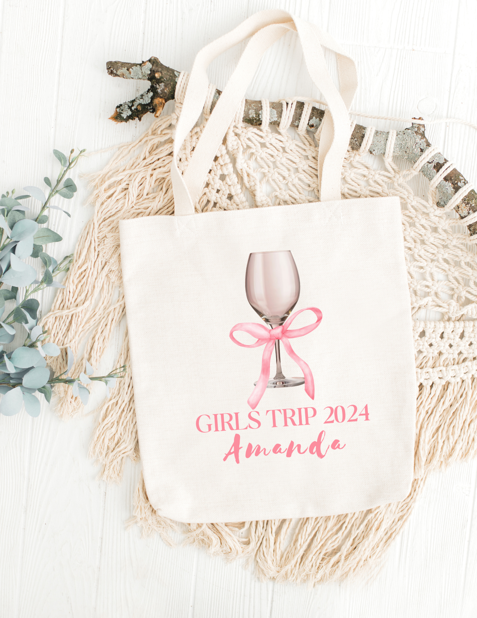 Soft Girl Aesthetic Girls Trip Tote Bag