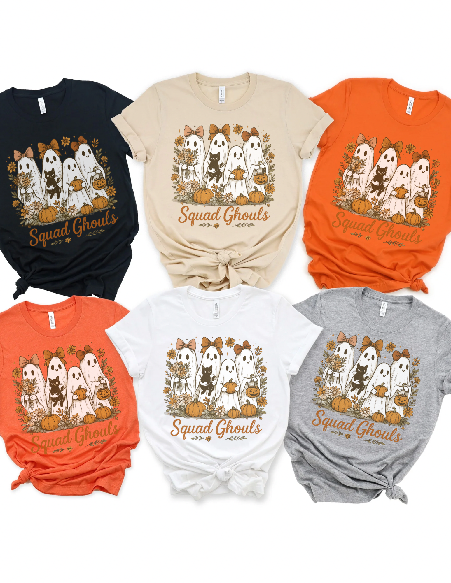 Cute Ghost Squad Ghouls Shirt