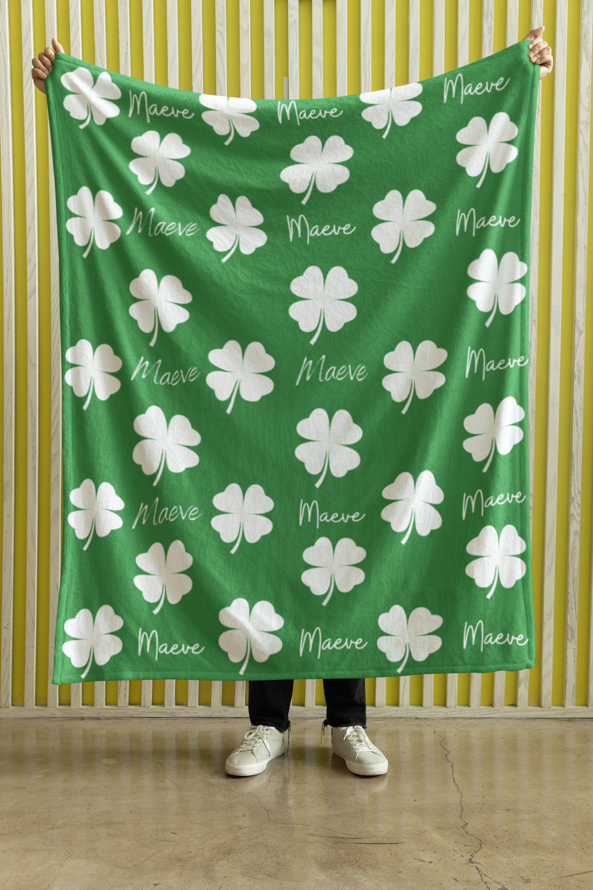 St. Patrick's Day Personalized Blanket