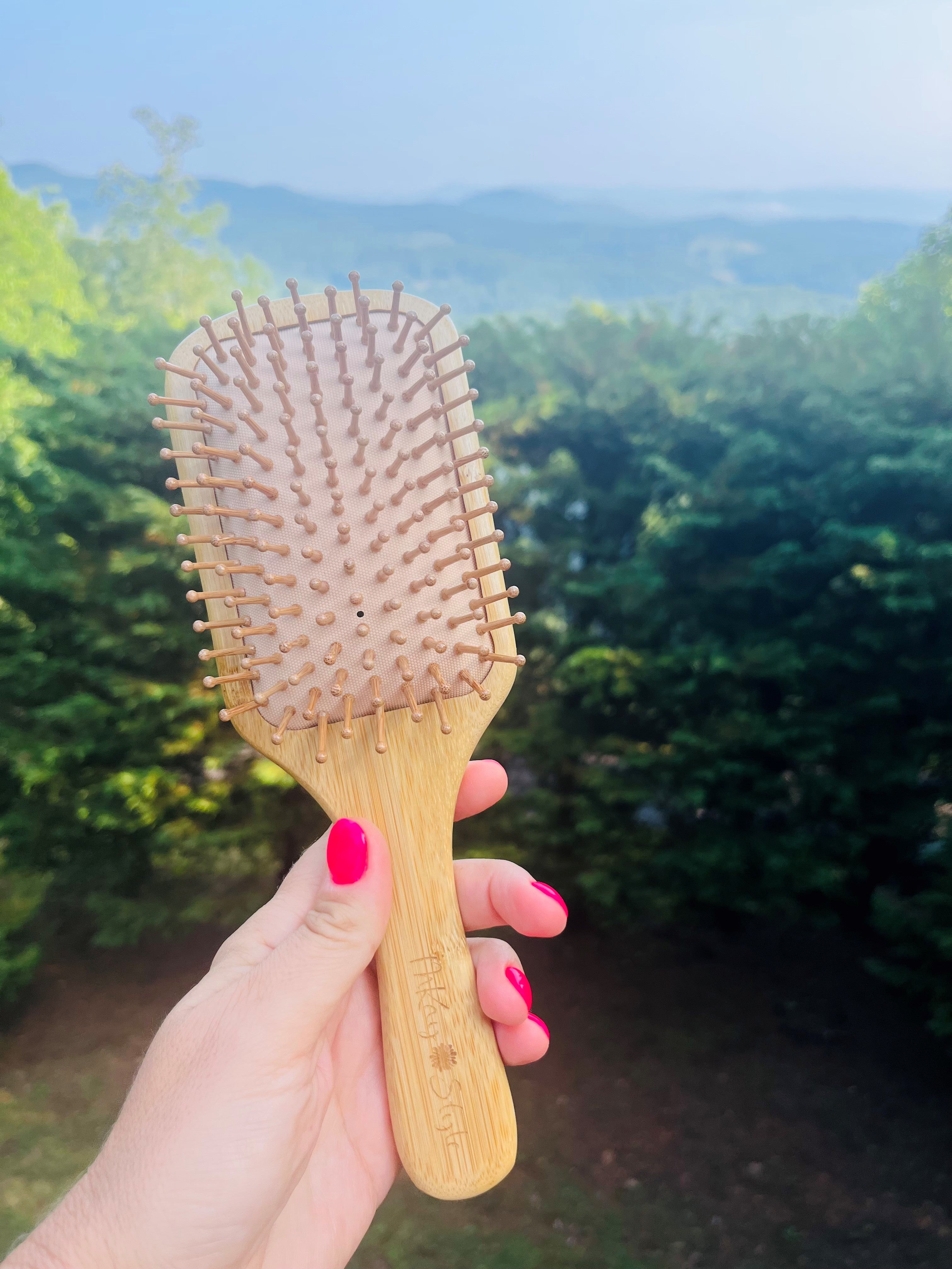 Eco Friendly Natural Bamboo Hair Brush