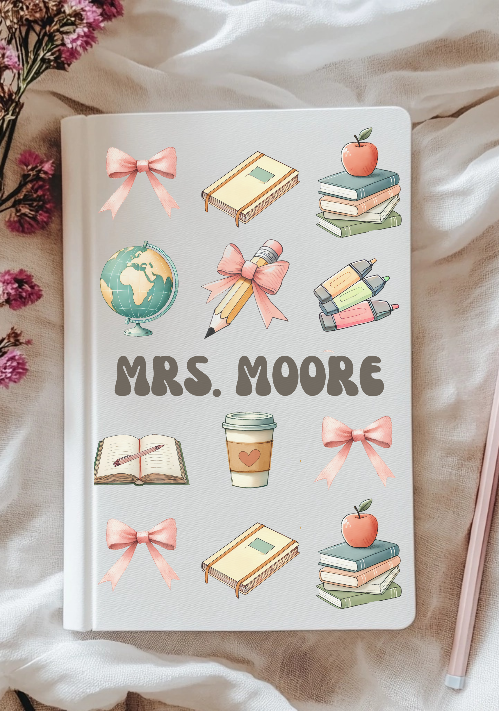 Personalized Aesthetic Teacher Journal