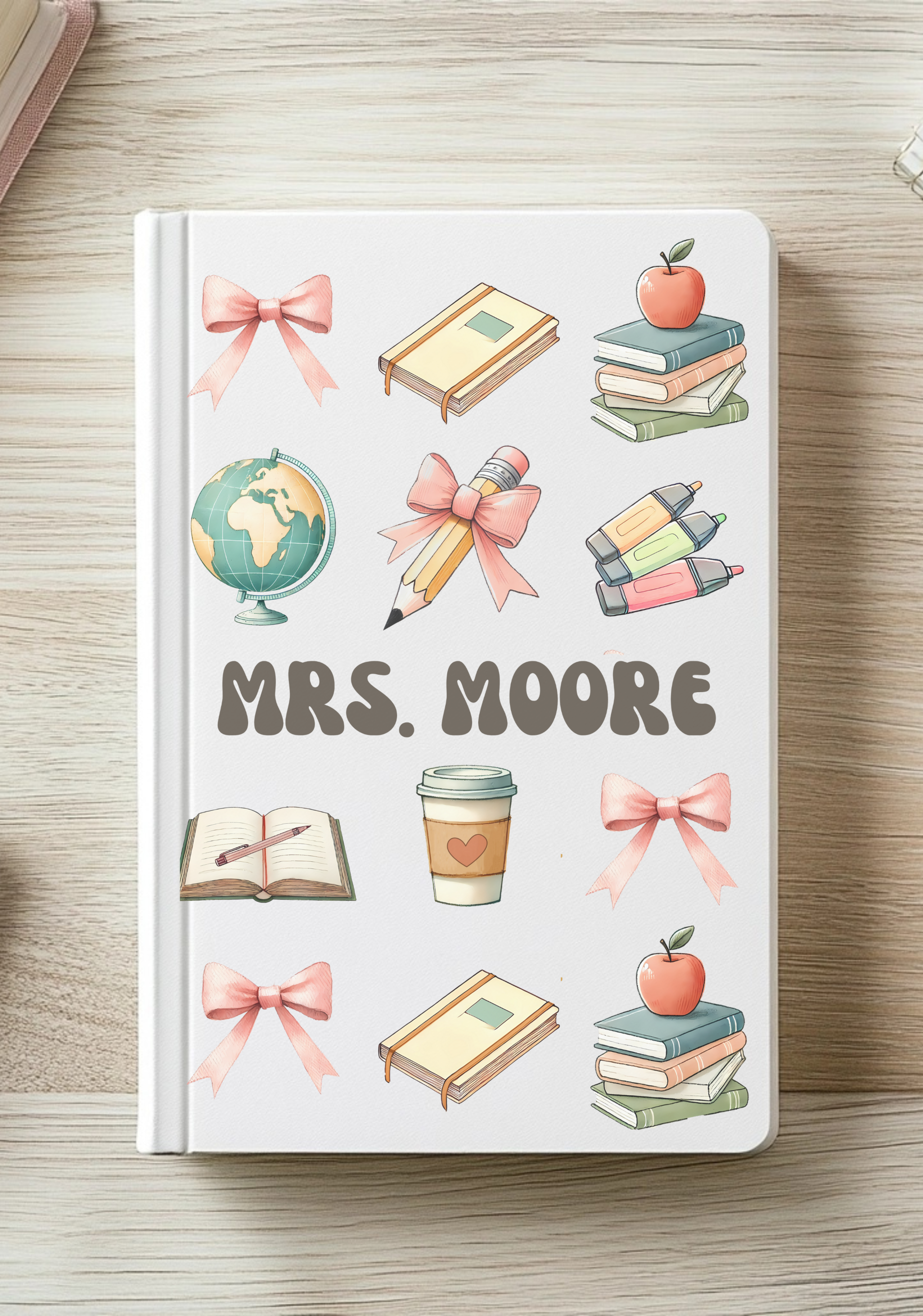 Personalized Aesthetic Teacher Journal