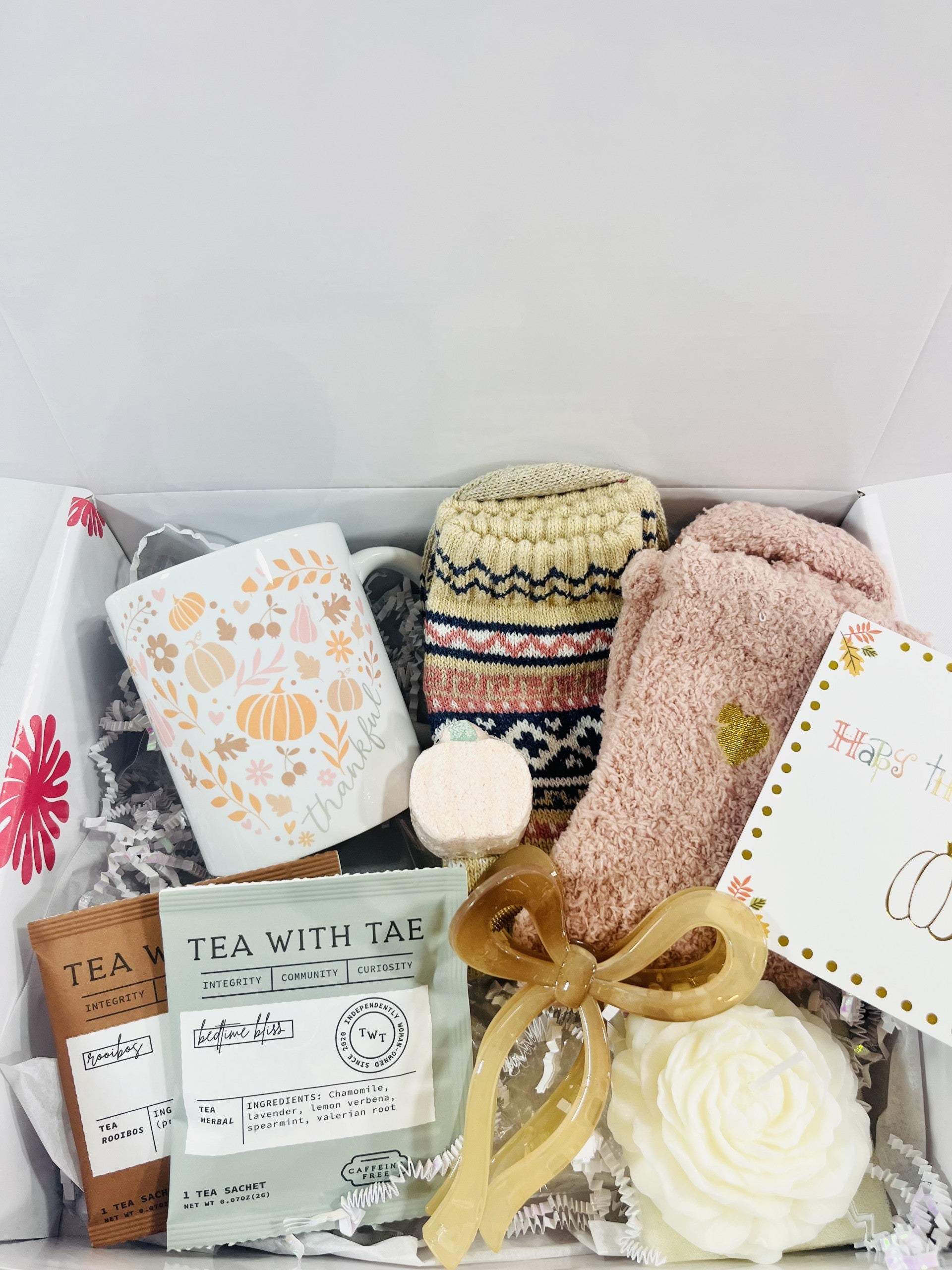 Thanksgiving Gift Box With Tea