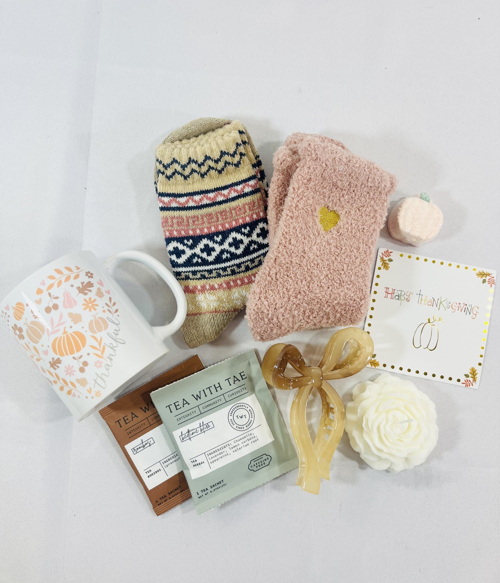 Thanksgiving Gift Box With Tea