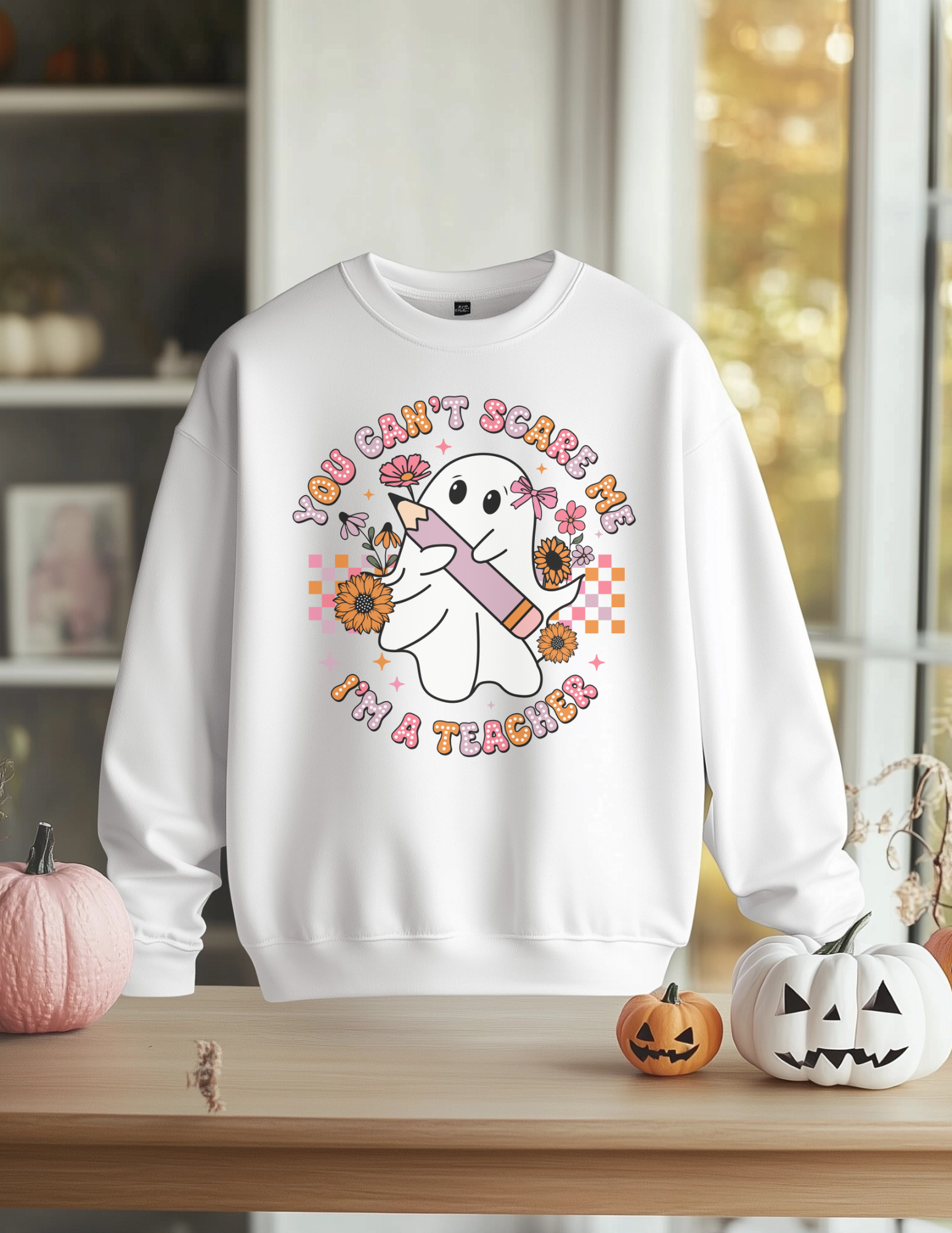 Cute Teacher Halloween Sweatshirt