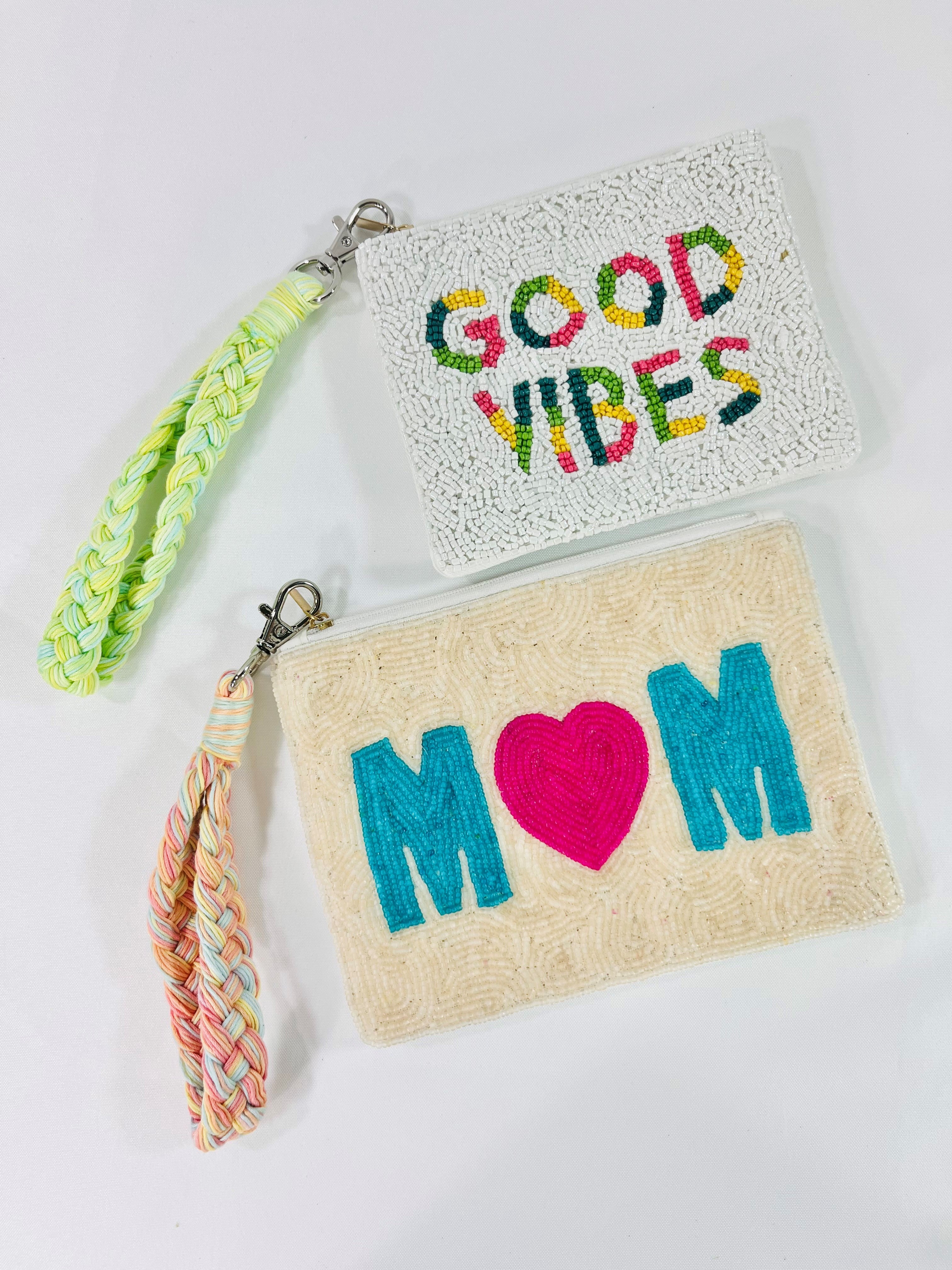Wristlet Keychains- Braided Cotton & Macrame