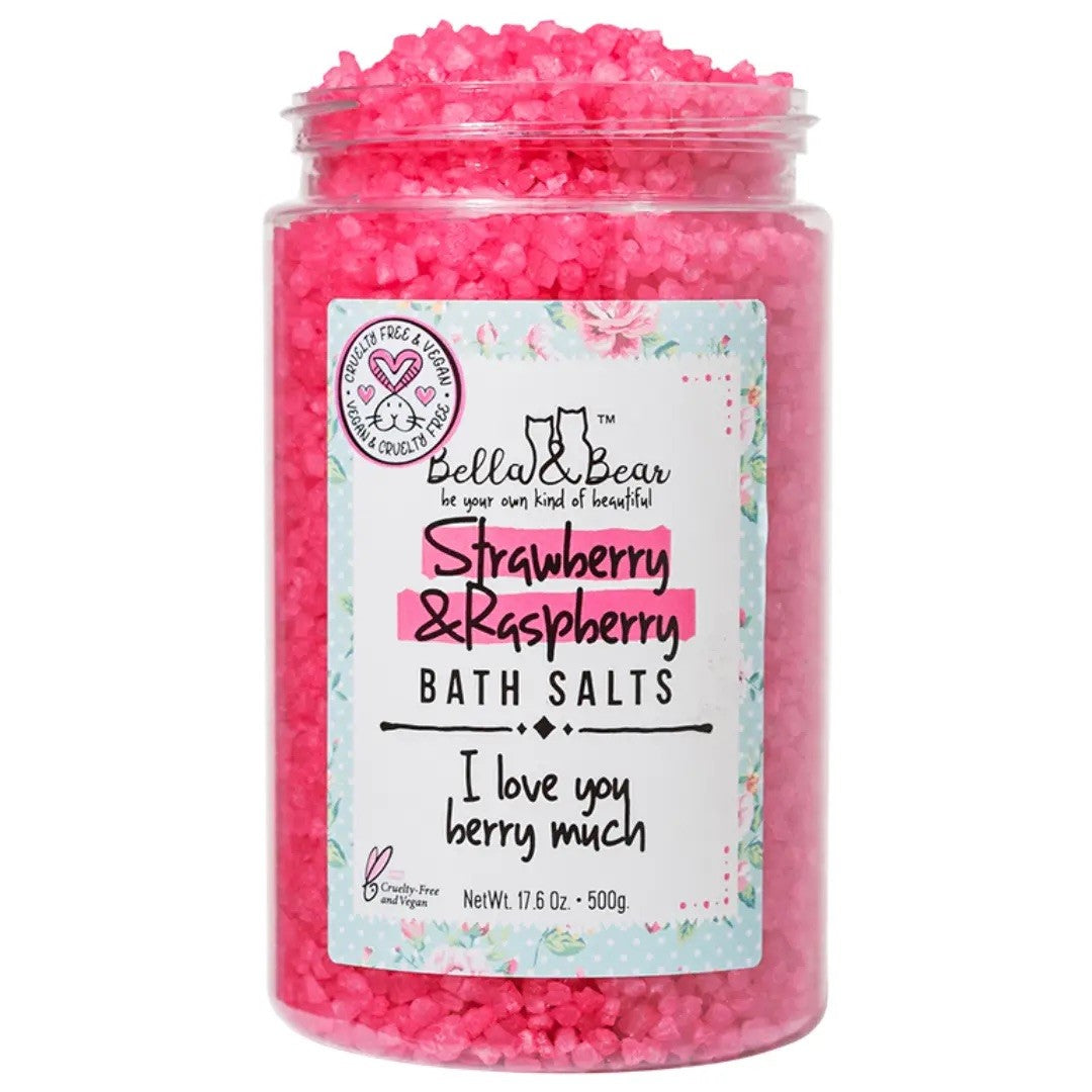 Strawberry Raspberry Bath Salts