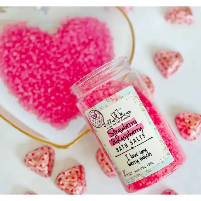 Strawberry Raspberry Bath Salts