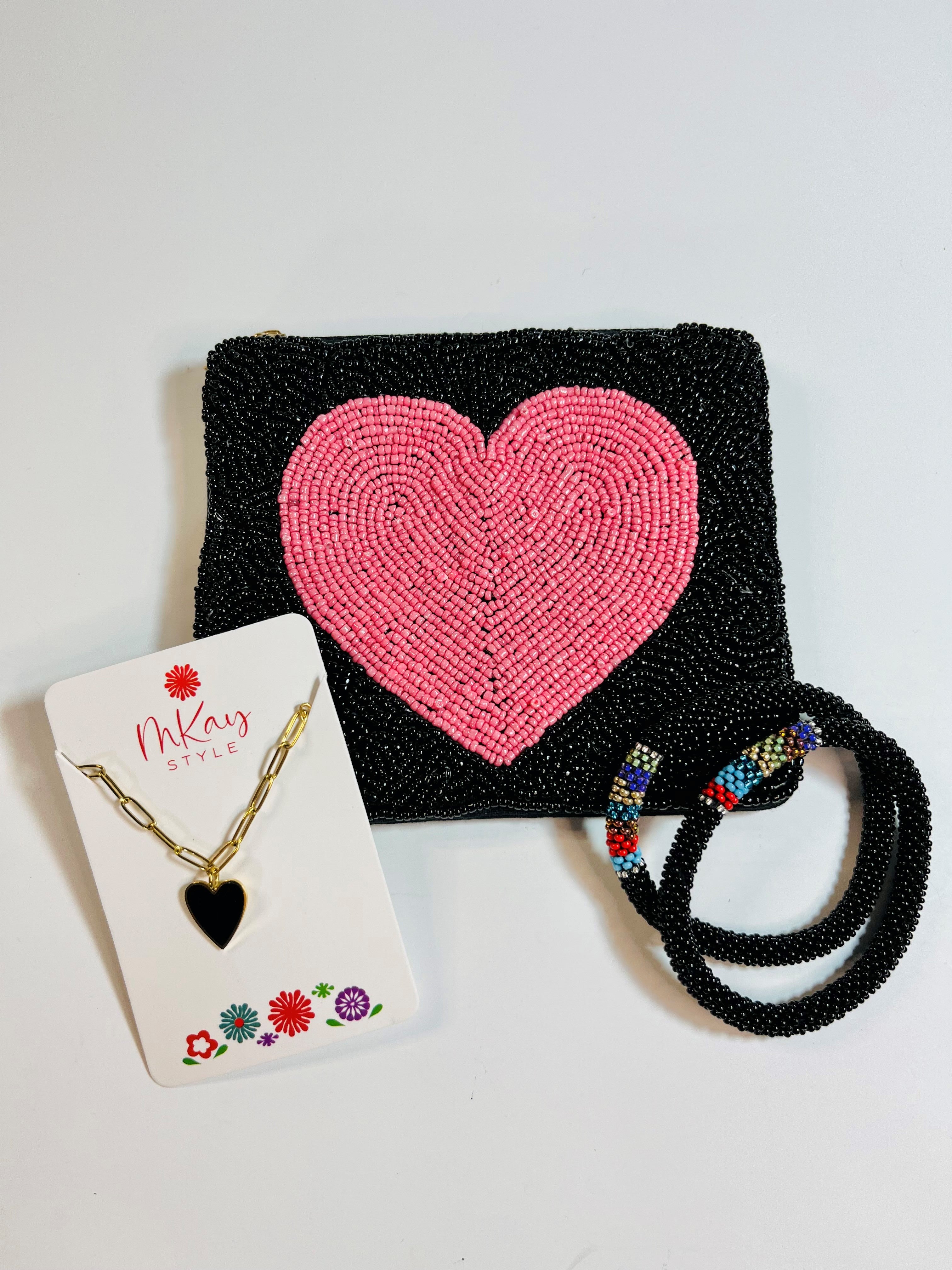 Pink Black Heart Pack