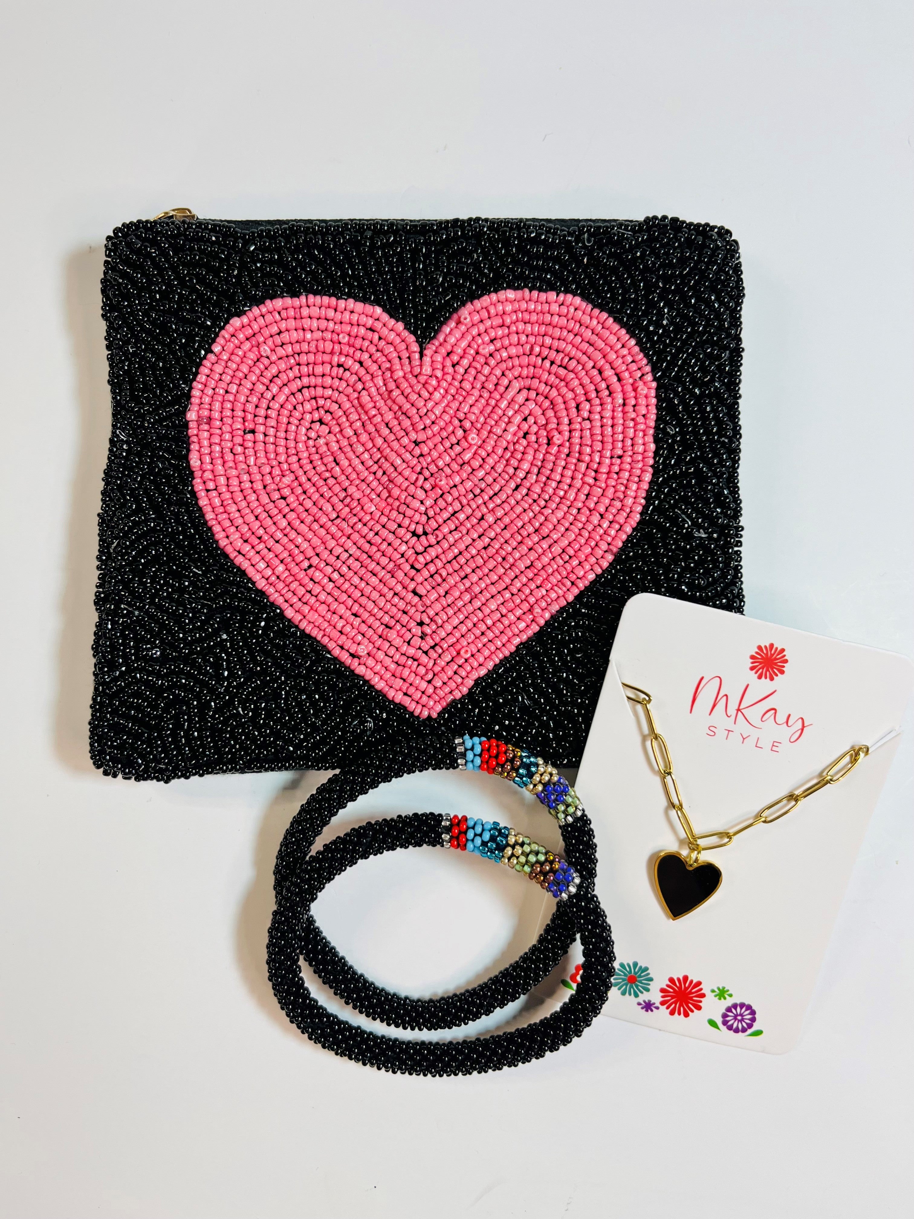 Pink Black Heart Pack