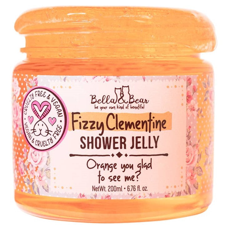 Vegan Bella Bear Fizzy Clementine Shower Jelly