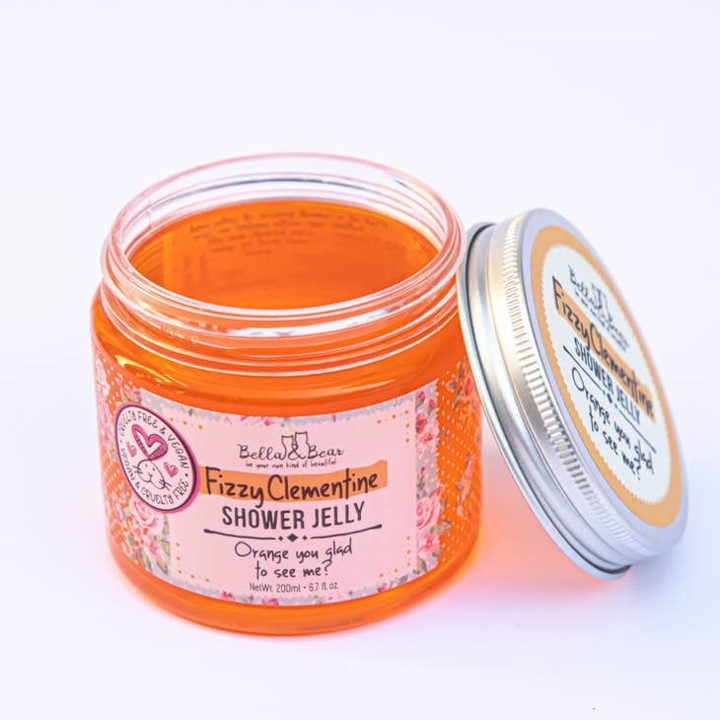 Vegan Bella Bear Fizzy Clementine Shower Jelly